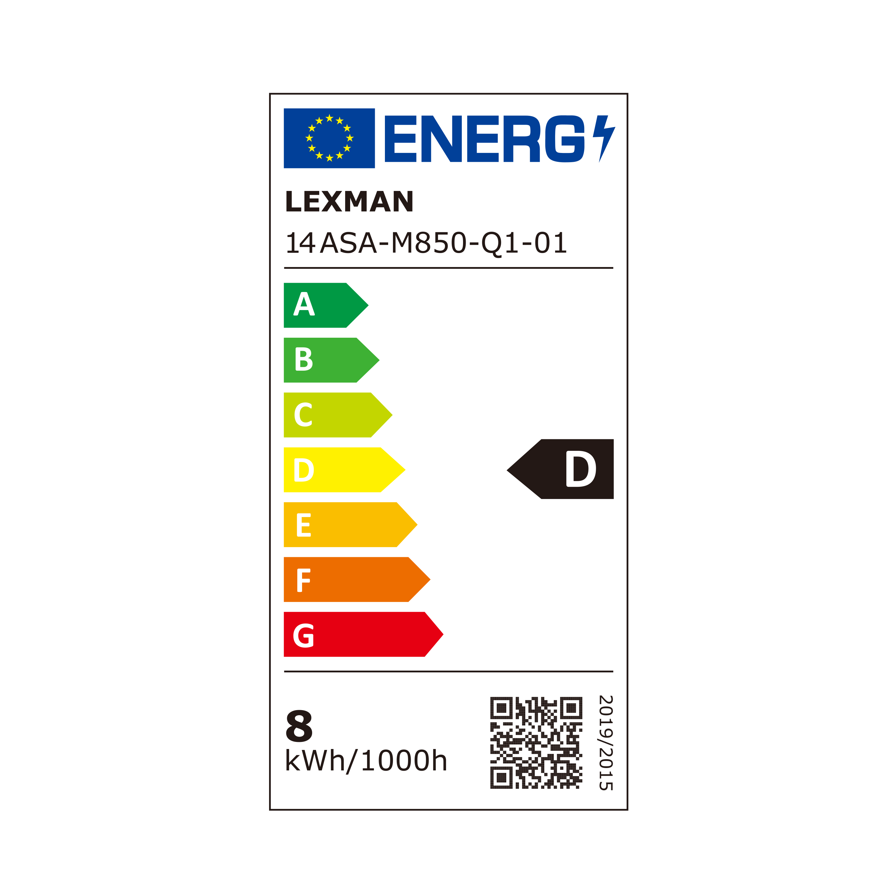 Lampadina LED, GU10 faretto, trasparente, luce calda, 7.4W = 850 LM (equiv 80 W), 100° LEXMAN - 7