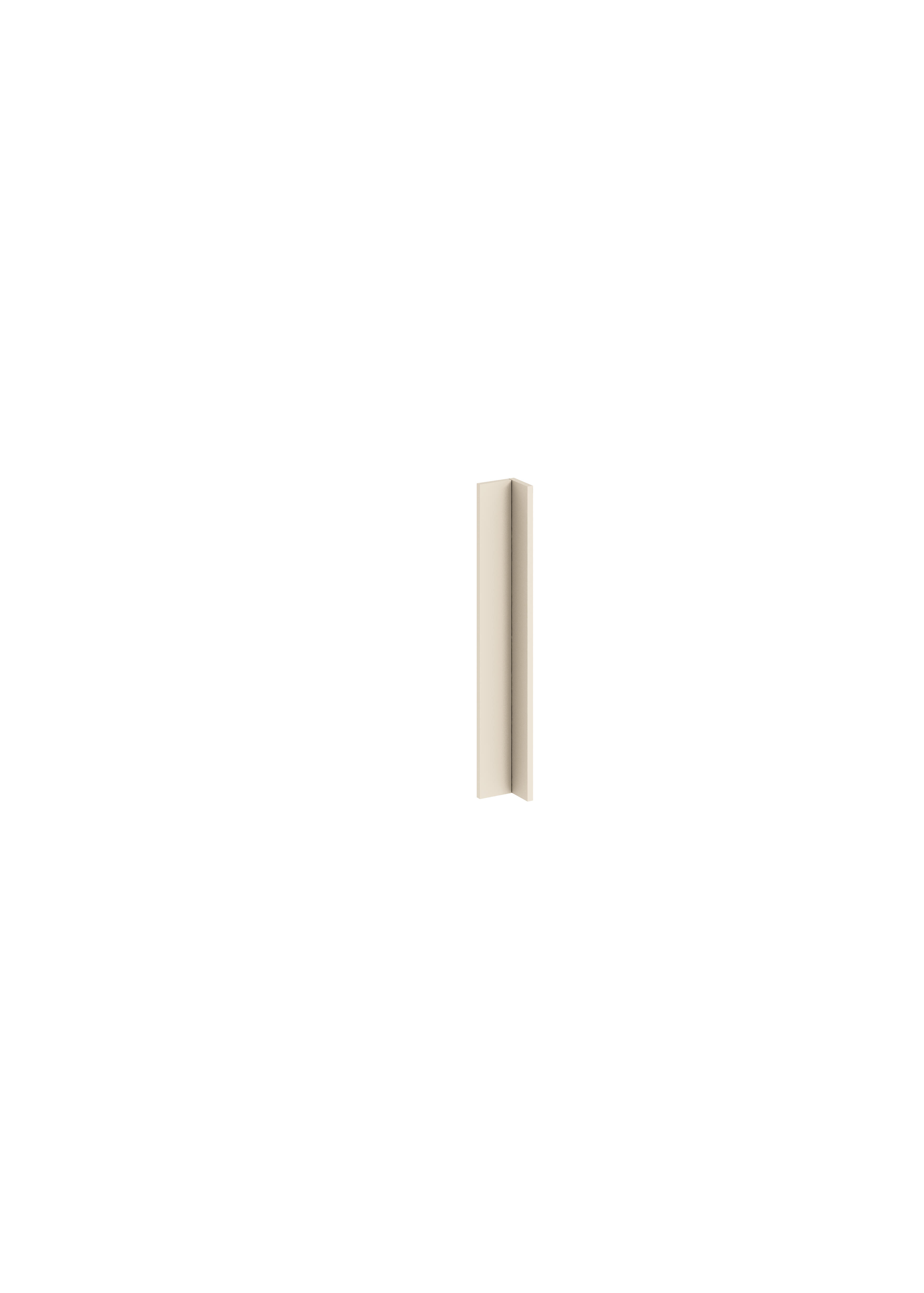 Regleta angular de cocina milos cameo mate h 76.8 - 90x90 cm