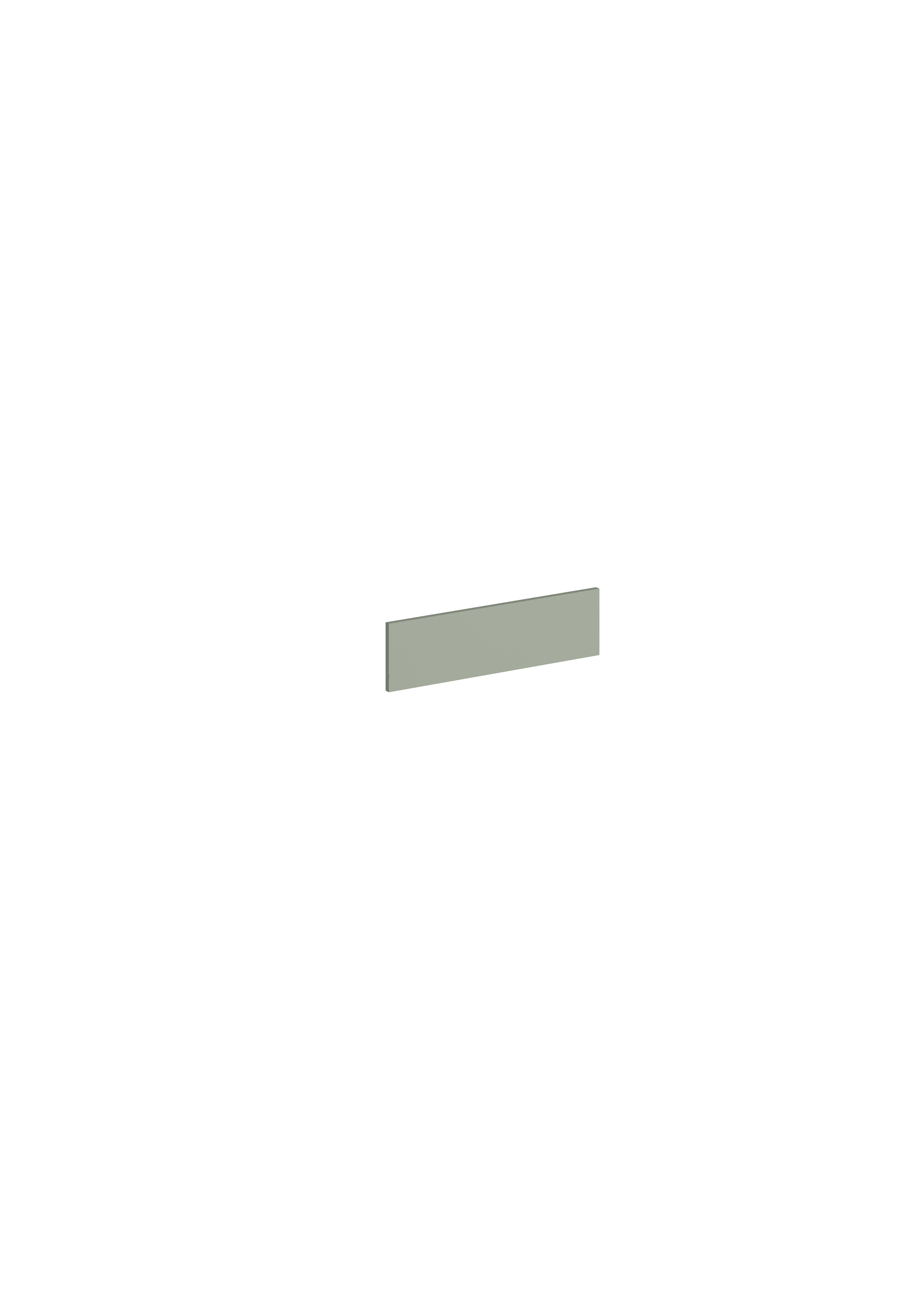 Regleta para mueble de cocina milos agave mate h 16.5 x l 60 cm