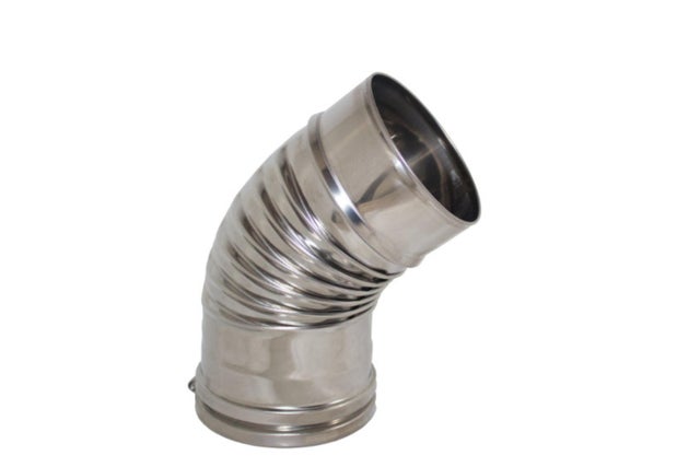 Curva frisada 45º ALFA Inox 304 05 d.120