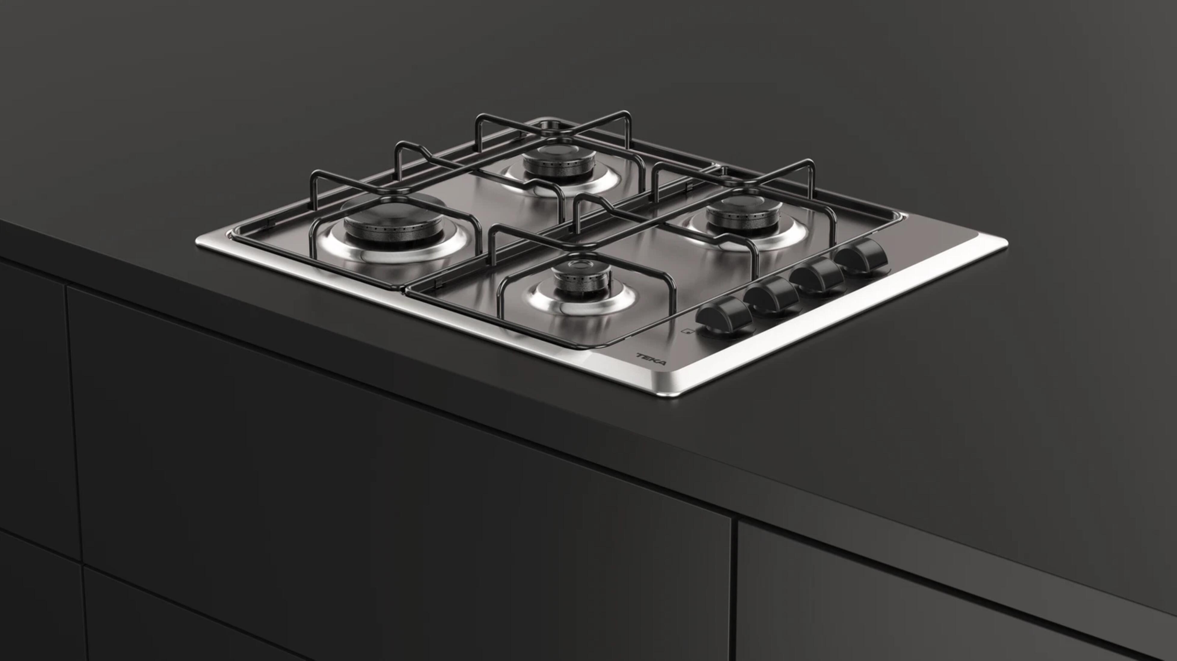 Placa de gas TEKA GAS HLX 640 BUT 4 zonas de cocción gas butano acero inox 60cm - 5