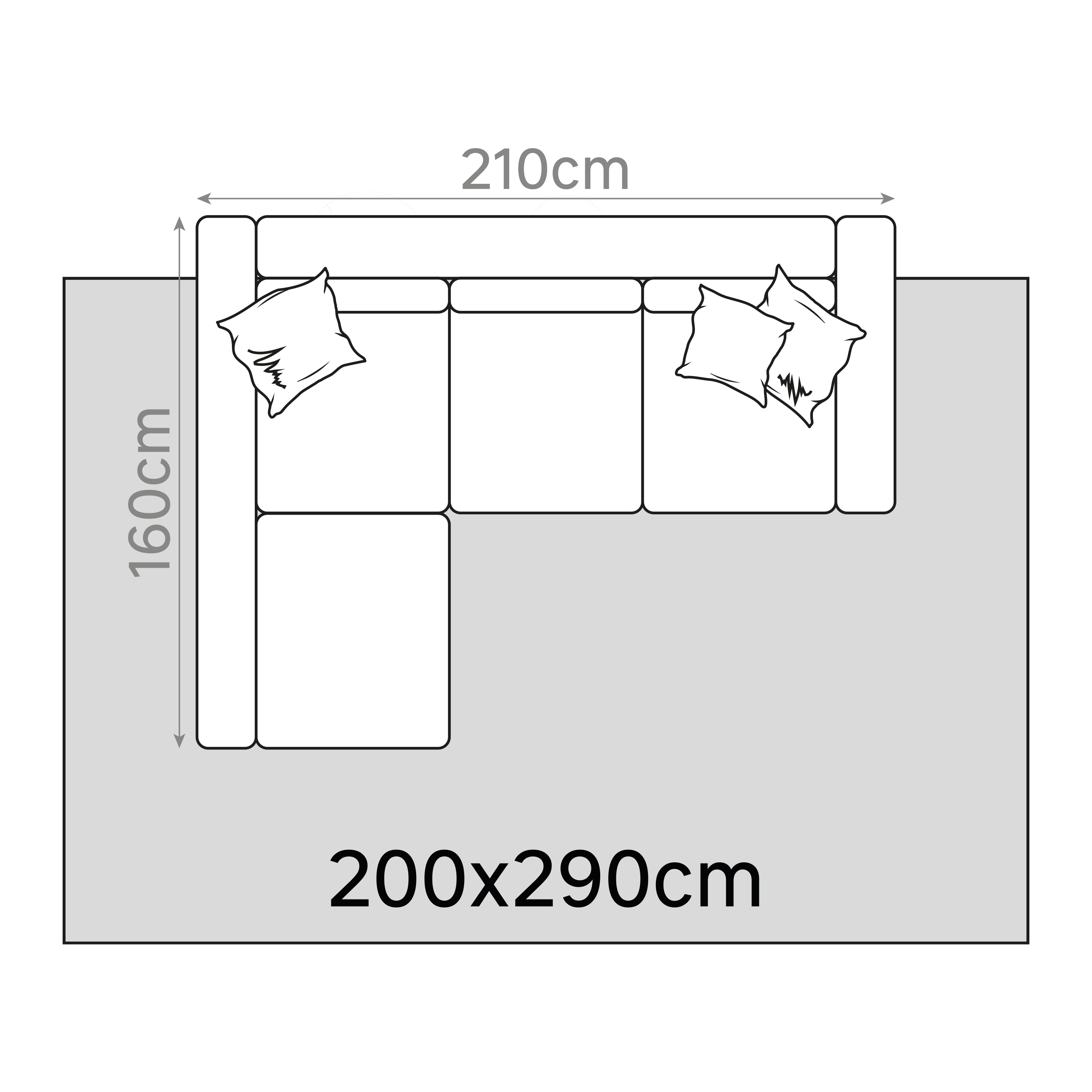 Tapete de interior Deep 200x290cm cool Inspire - 9