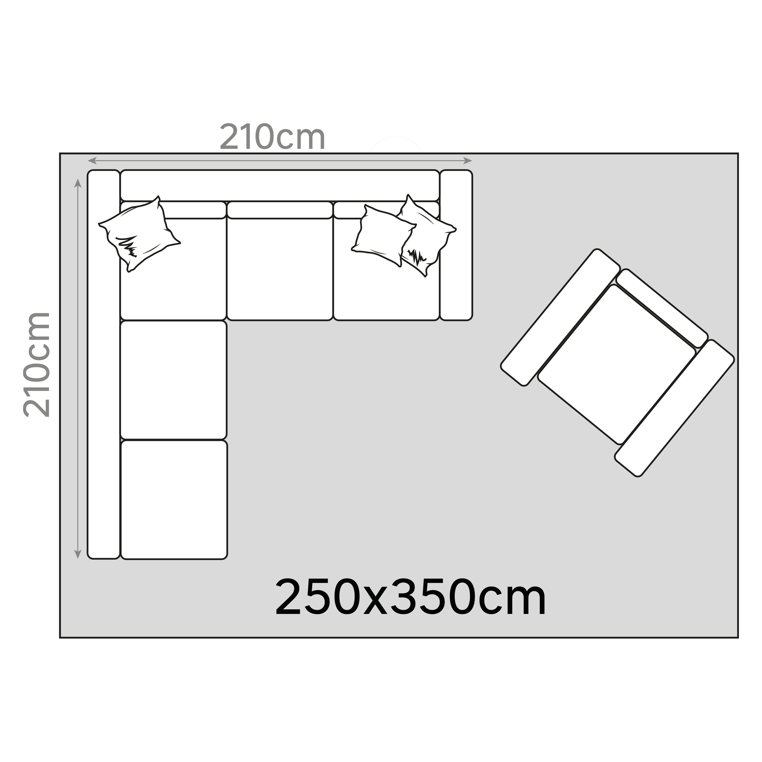 Tapete Ethnic 250X350cm multicores Inspire - 7
