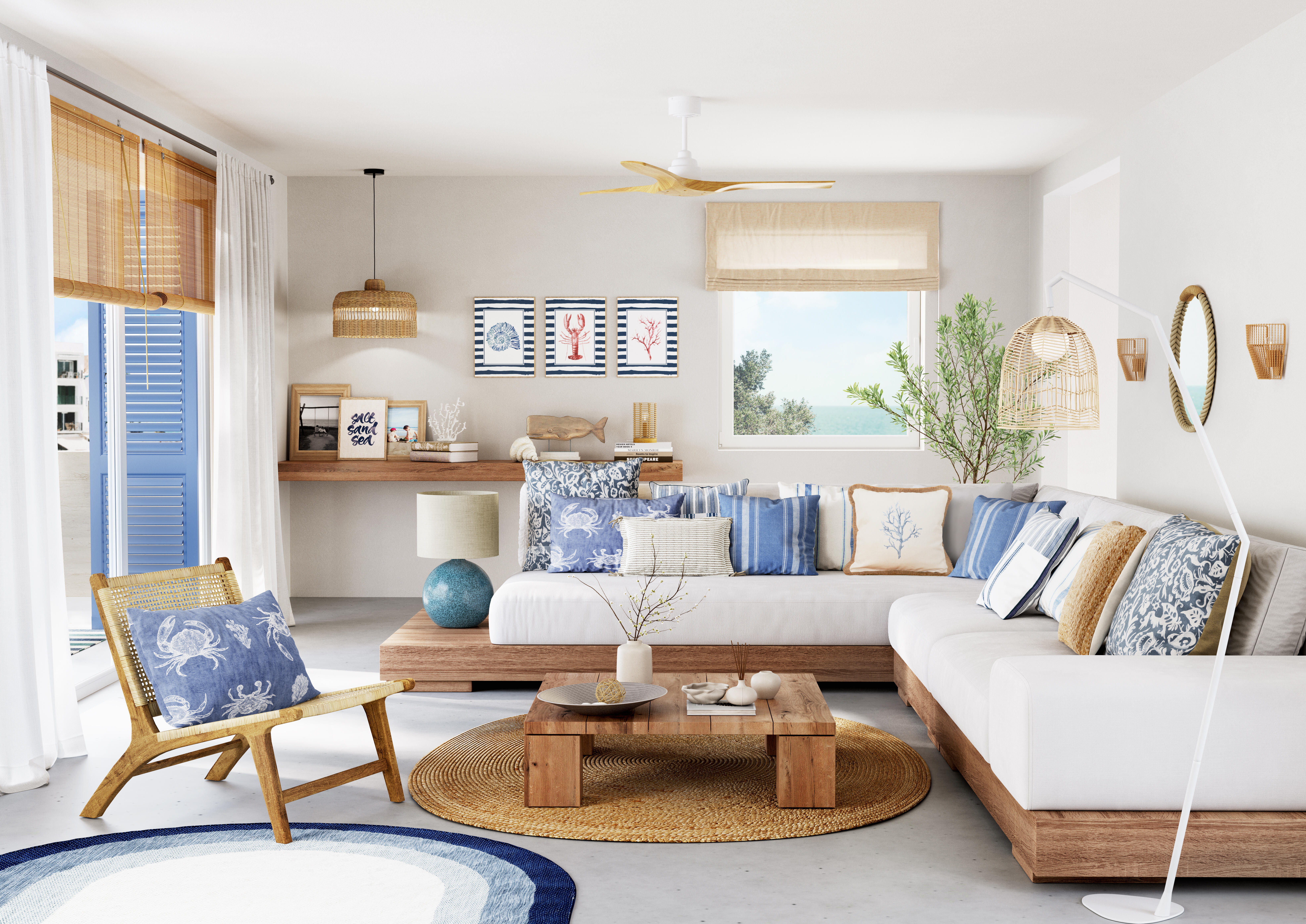 Set de 2 láminas Salt sand sea 30x40cm - 5