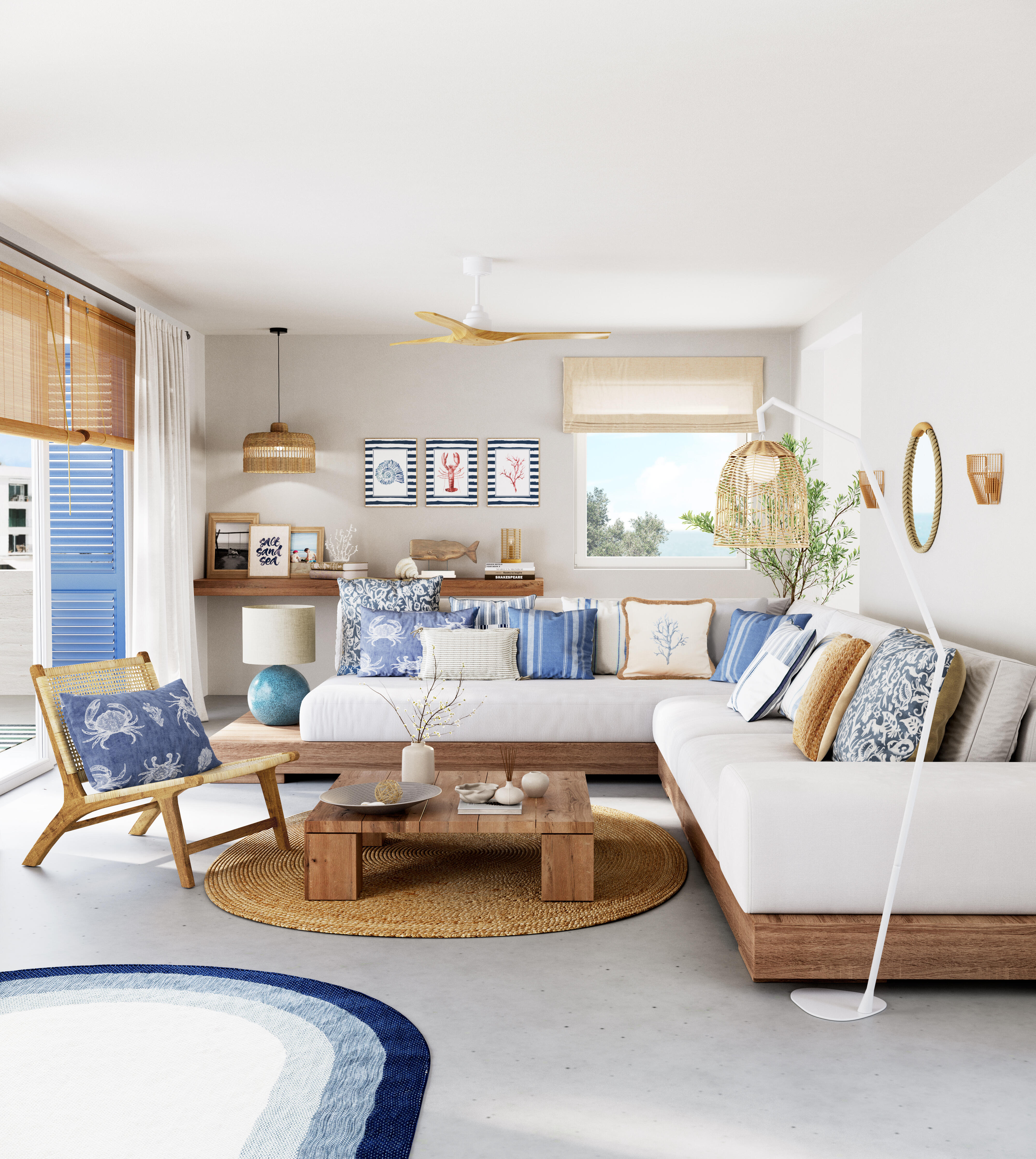 Set de 2 láminas Salt sand sea 30x40cm - 8