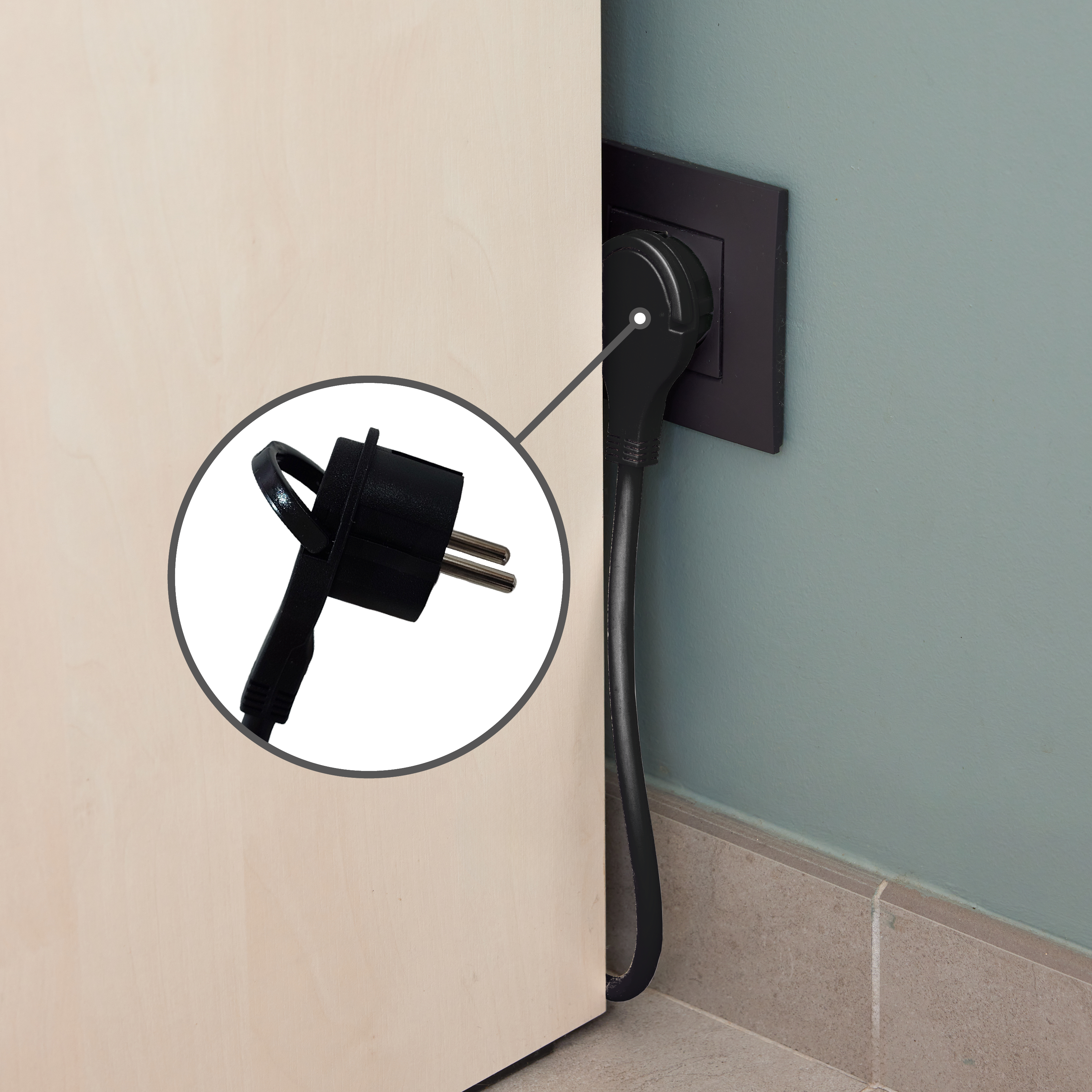 Rallonge avec terre L.6 m H05VV-F 3G1.5 mm², LEXMAN - 2