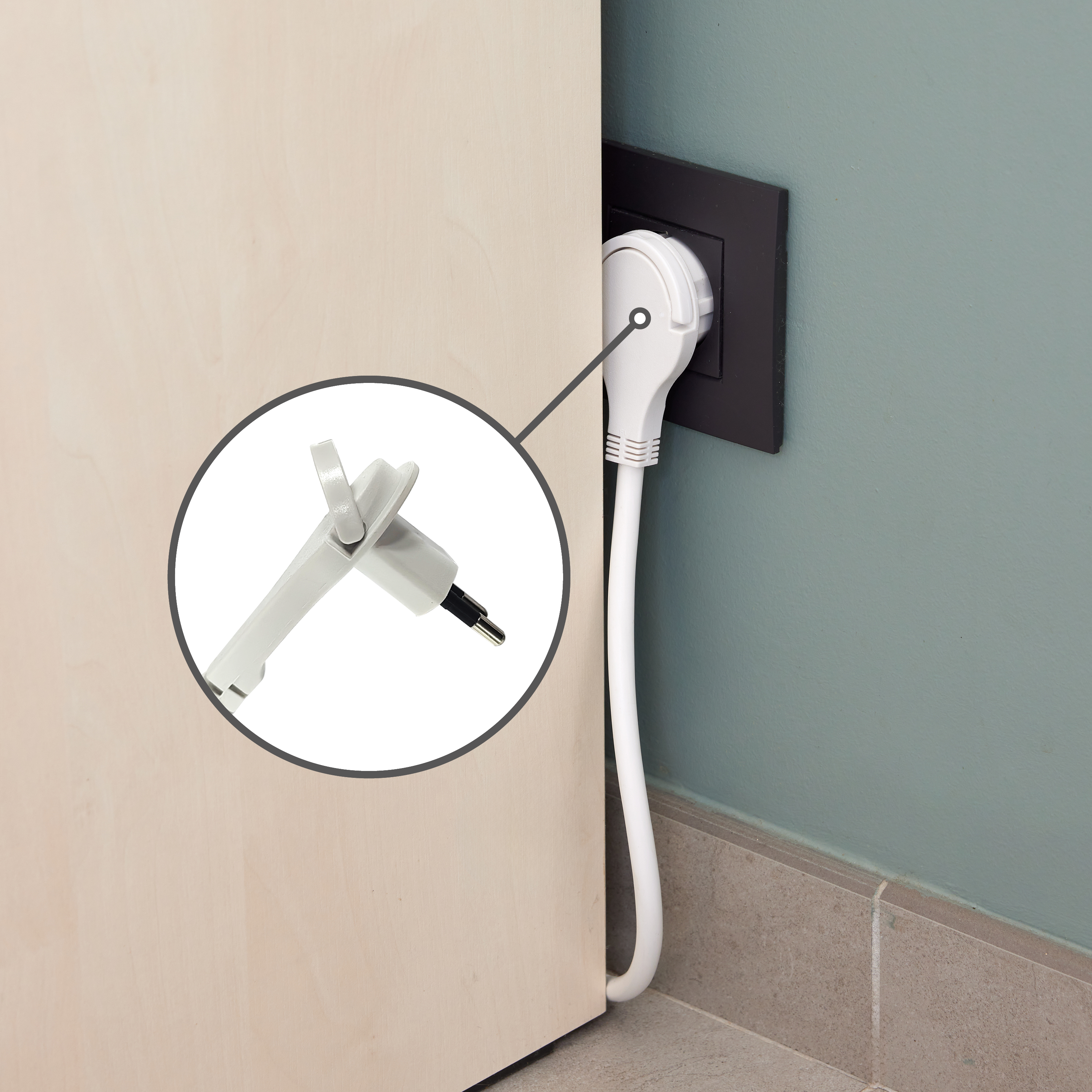 Rallonge avec terre L.5 m H05VV-F 3G1.5 mm², LEXMAN - 5