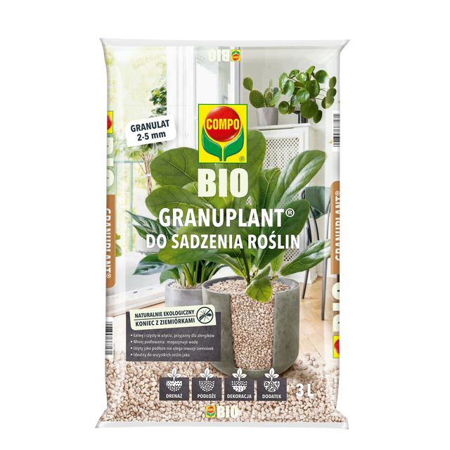 Bio granulat do sadzenia grys 2-5mm 3l Compo