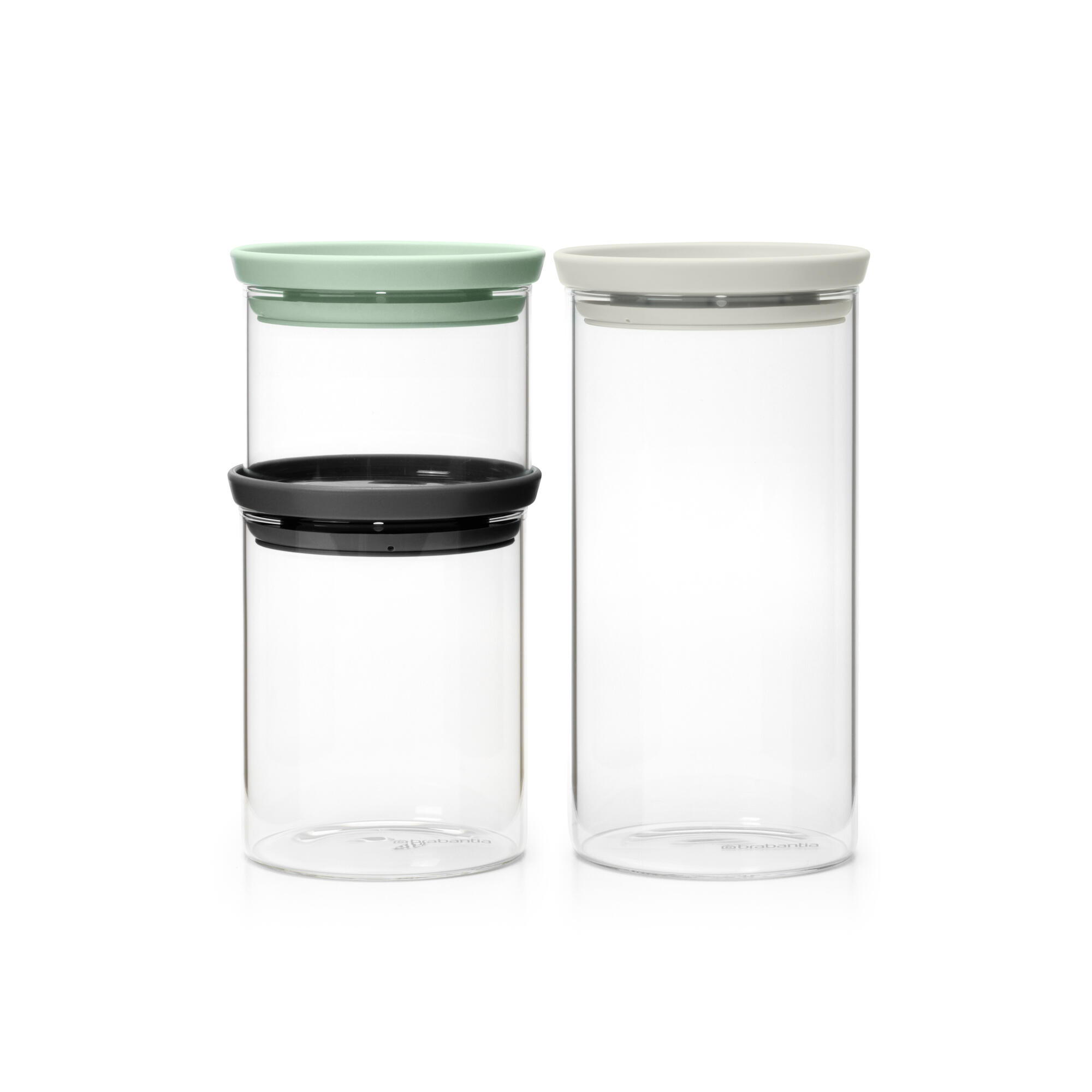 Set de 3 botes de cocina borosilicato brabantia