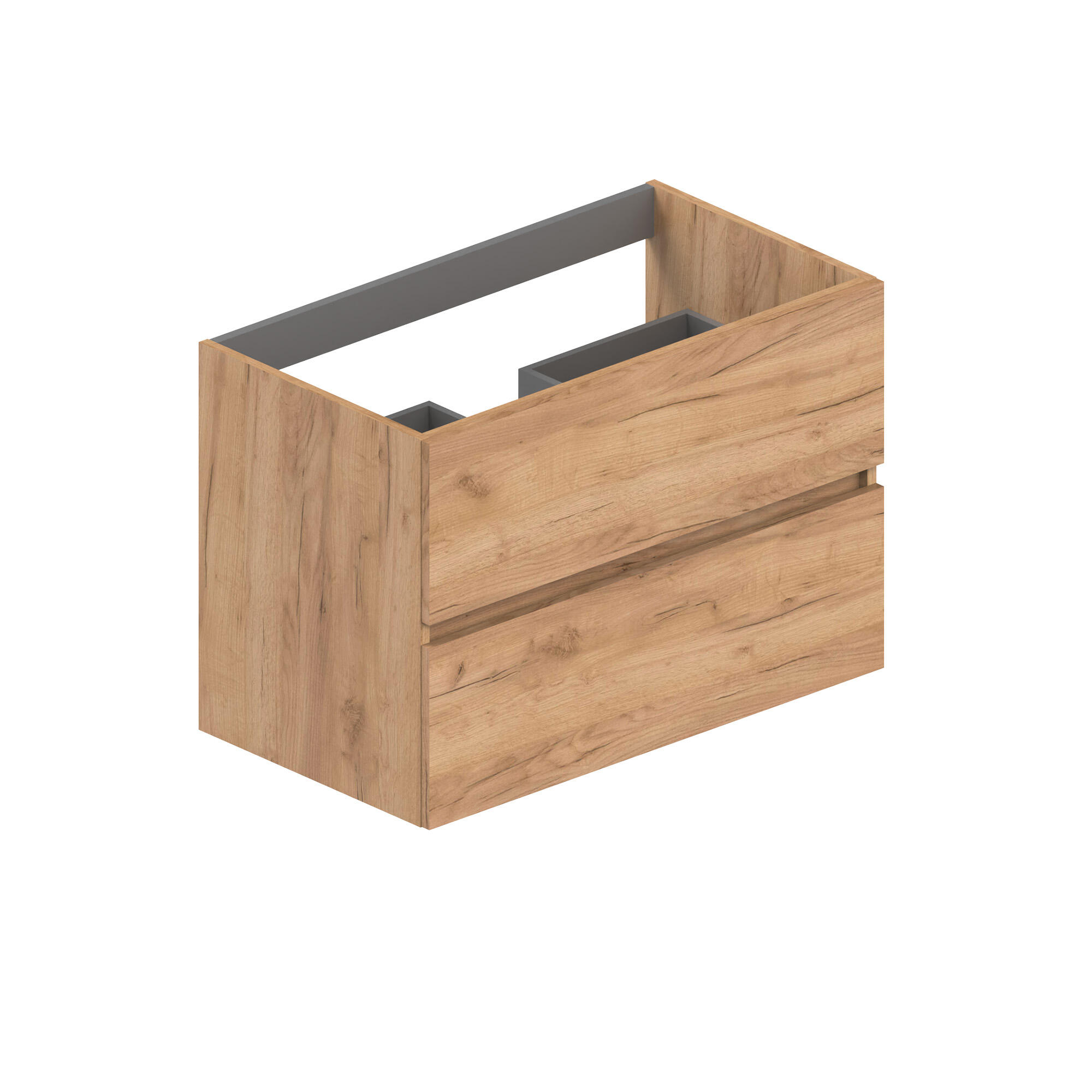 MUEBLE DE BAÑO CON LAVABO NEGARRA ESSENCE 80CM ROBLE - 3