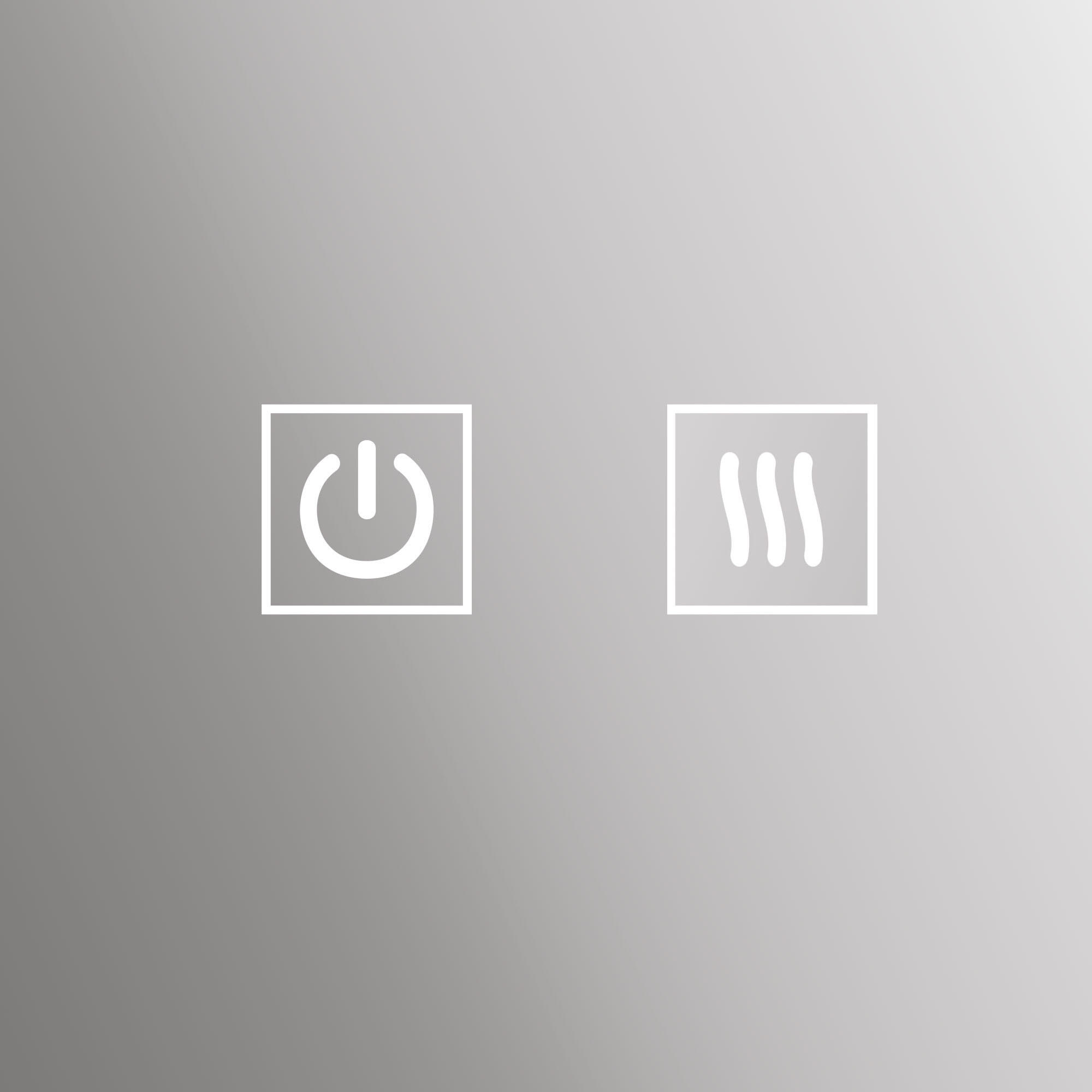 Espejo de baño con luz LED maquillaje,  Beth cambio color y antivaho, táctil 80x80 cm - 4