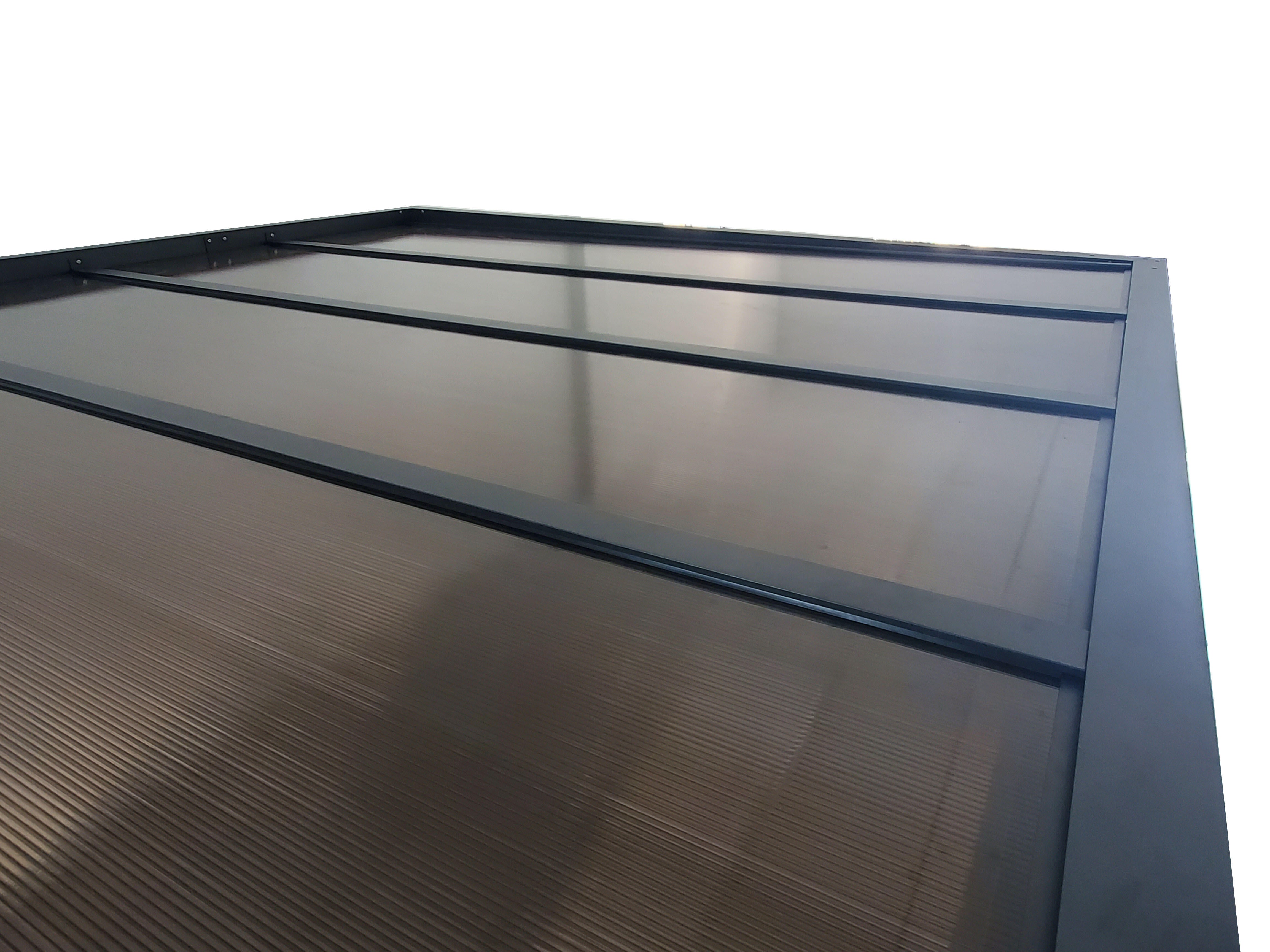 Carport aluminium GREEN OUTSIDE ALBON, 1 voiture, 15.45 m² - 2
