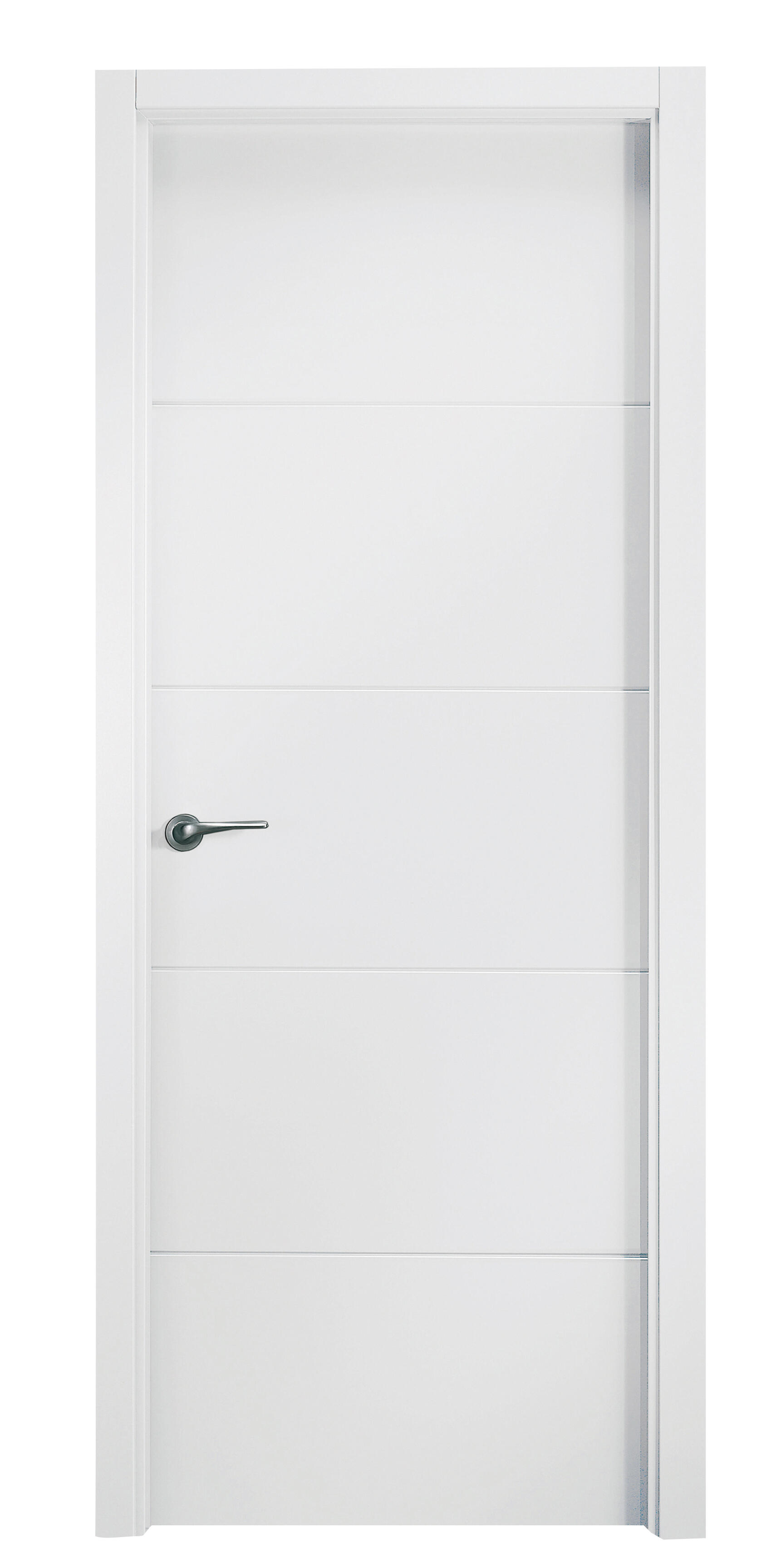 BLOCO DE PORTA LACADO BRANCO VT5 200X75CM DIREITA - 3