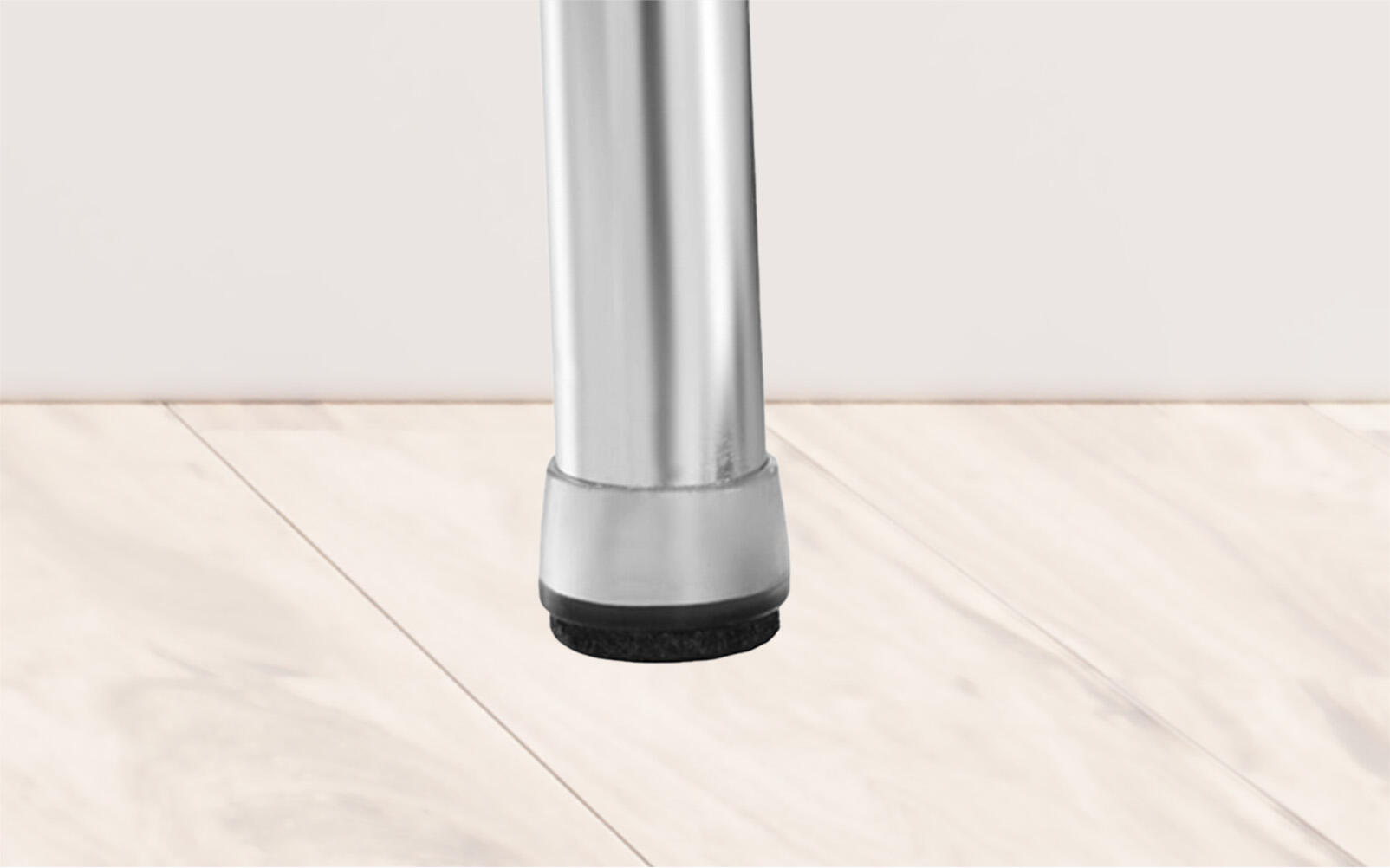 Sottopiede per mobile tondo CLFEL 8/16 in pvc Trasparente Ø 16 x H 20 mm, 8 pezzi - 6