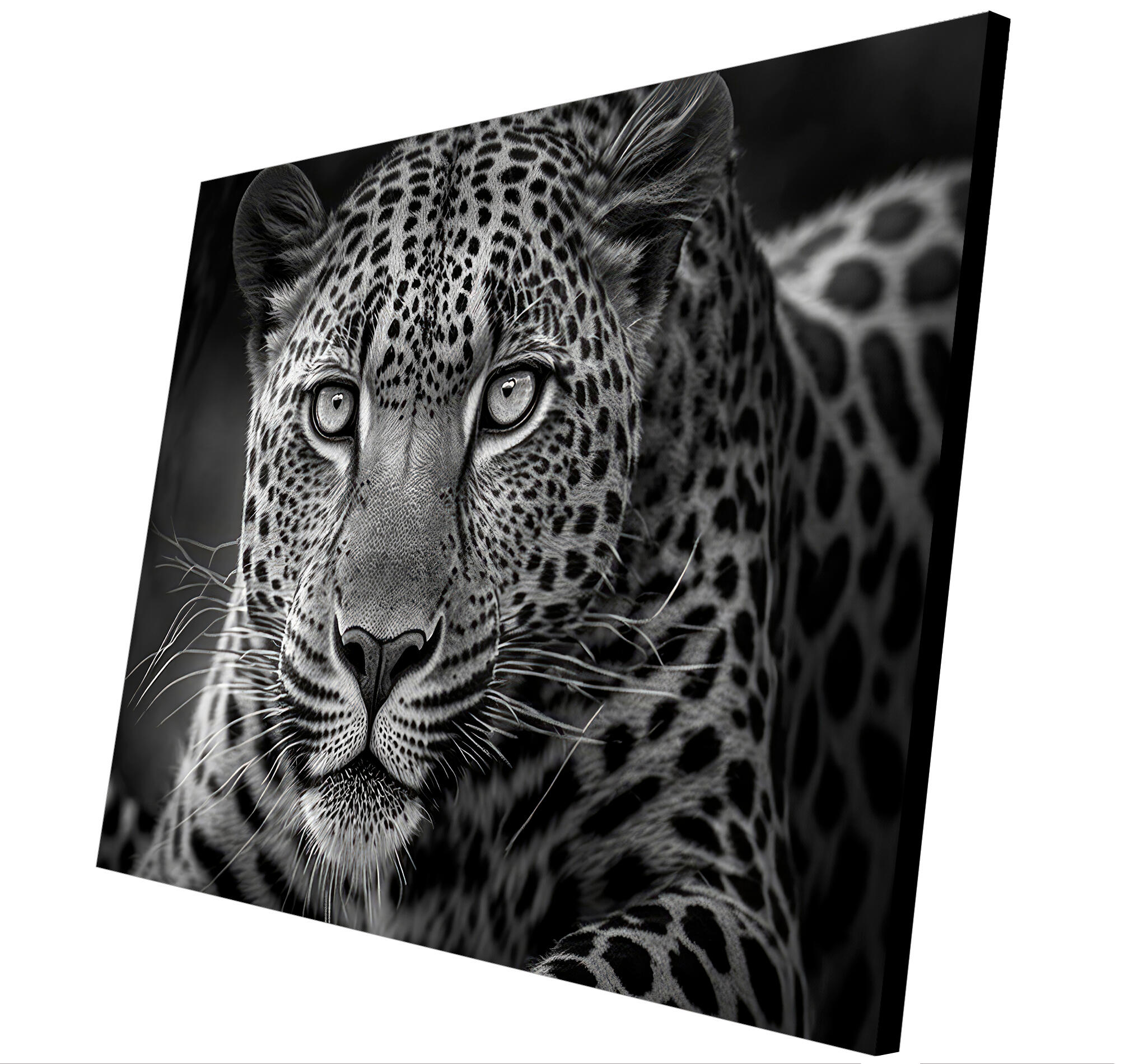 Objeto decorativo sin marco Arte de 140 x 100 cm. MDF Leopardo Profundo multicolor - 5