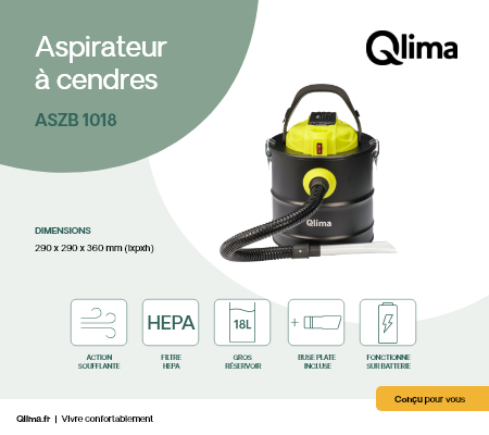 Aspirateur de cendres QLIMA Aszb 1018 - 6