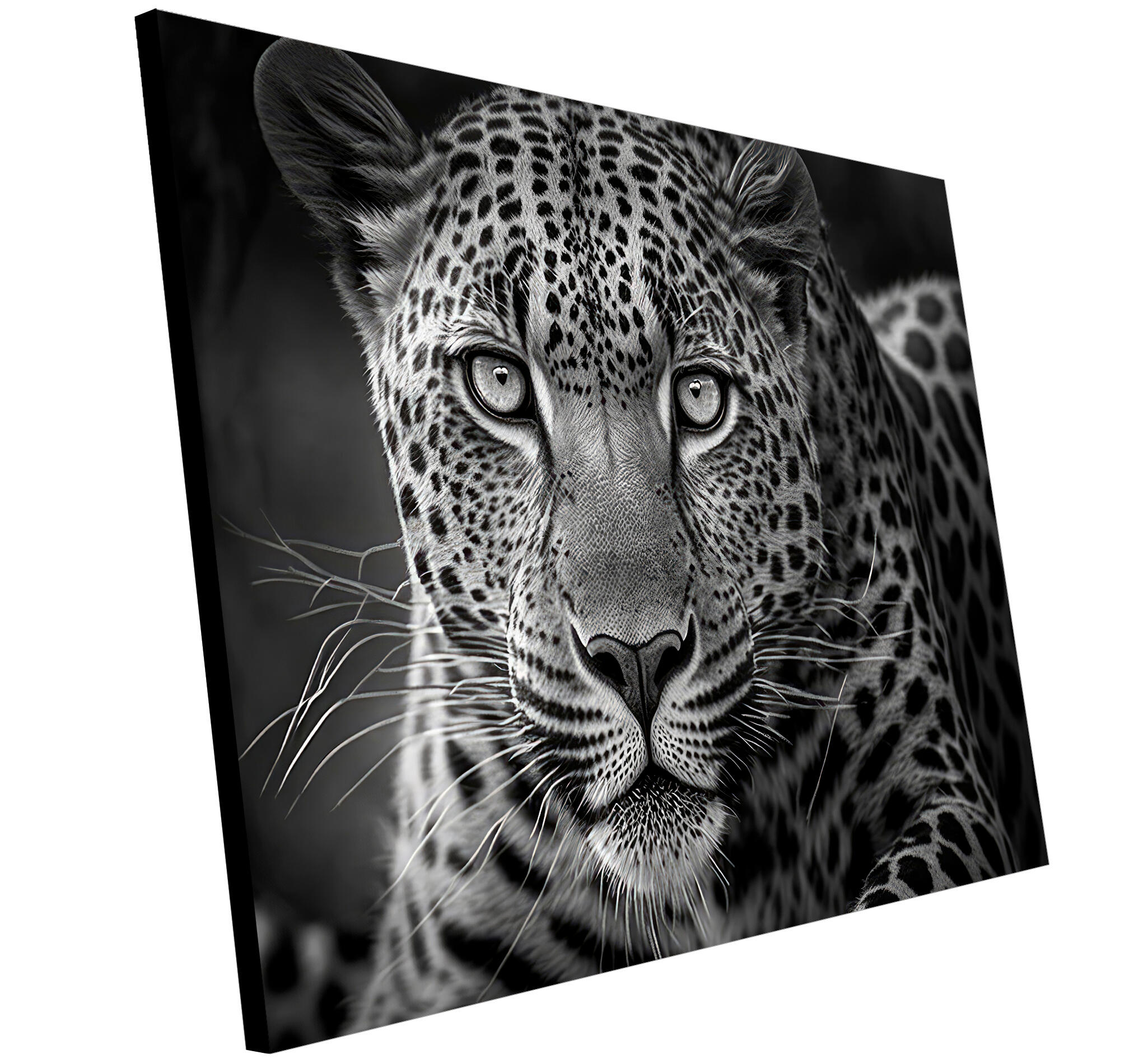 Objeto decorativo sin marco Arte de 140 x 100 cm. MDF Leopardo Profundo multicolor - 4