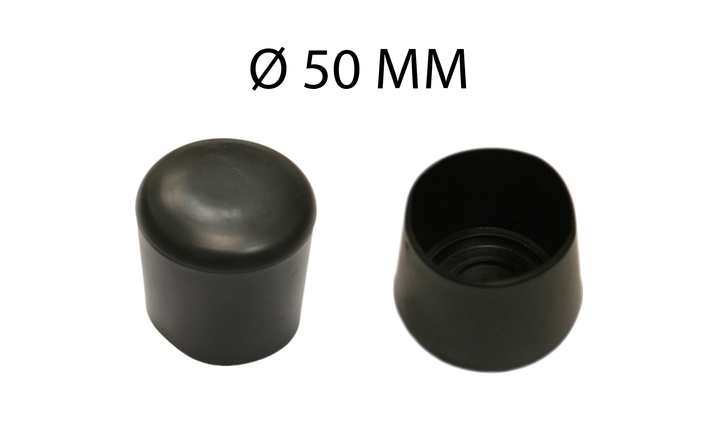 Sottopiede per mobile tondo CLPVC 50 NR in pvc Nero Ø 50 x H 30 mm - 6