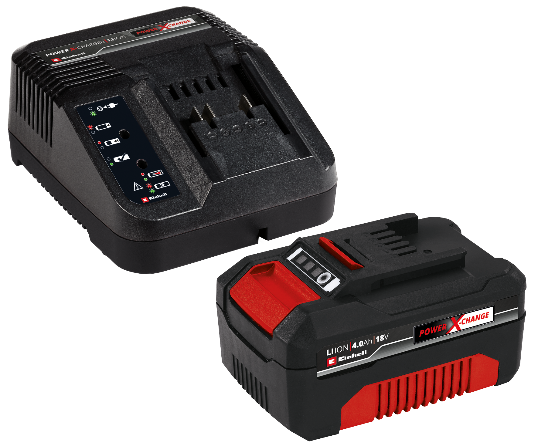 Conjunto bateria 18 V 4 Ah e carregador Einhell Power X-Change Starter Kit - 2