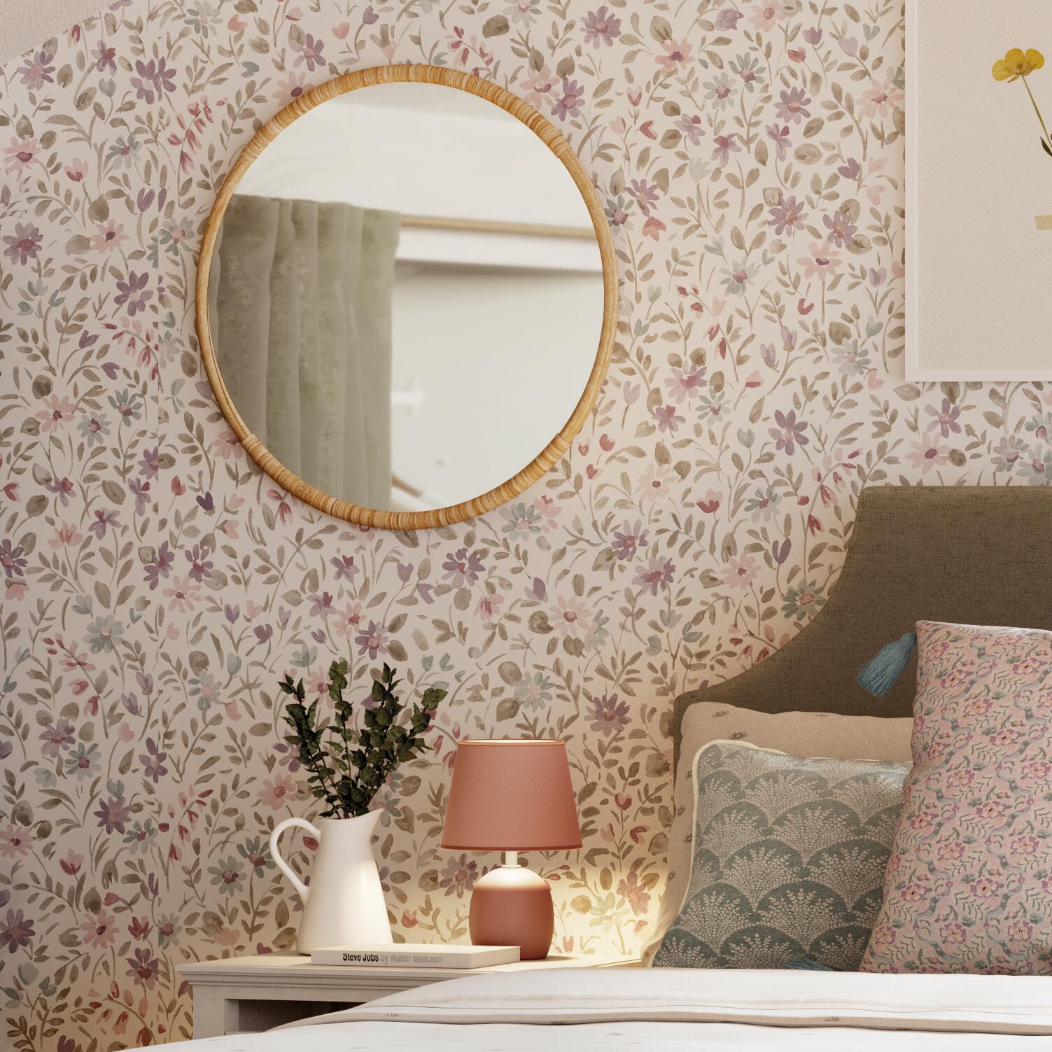 Lámpara de mesa compatible con casquillo E14 Poki INSPIRE con estructura cerámica roja pantalla roja alimentación a red - 3