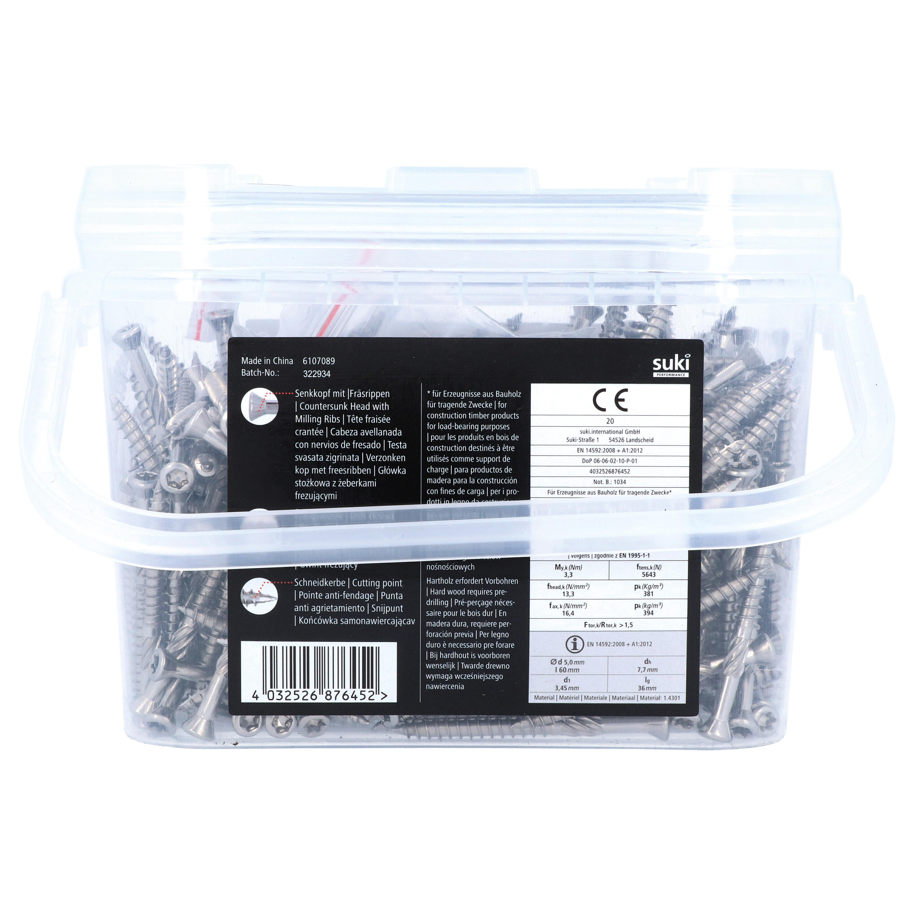 500 vis terrasse inox tête fraisée SUKI, Ø5 x L.60 mm - 4