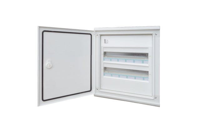 QUADRO DE ENCASTRE MEGA 2F 34 MÓDULOS BRANCO