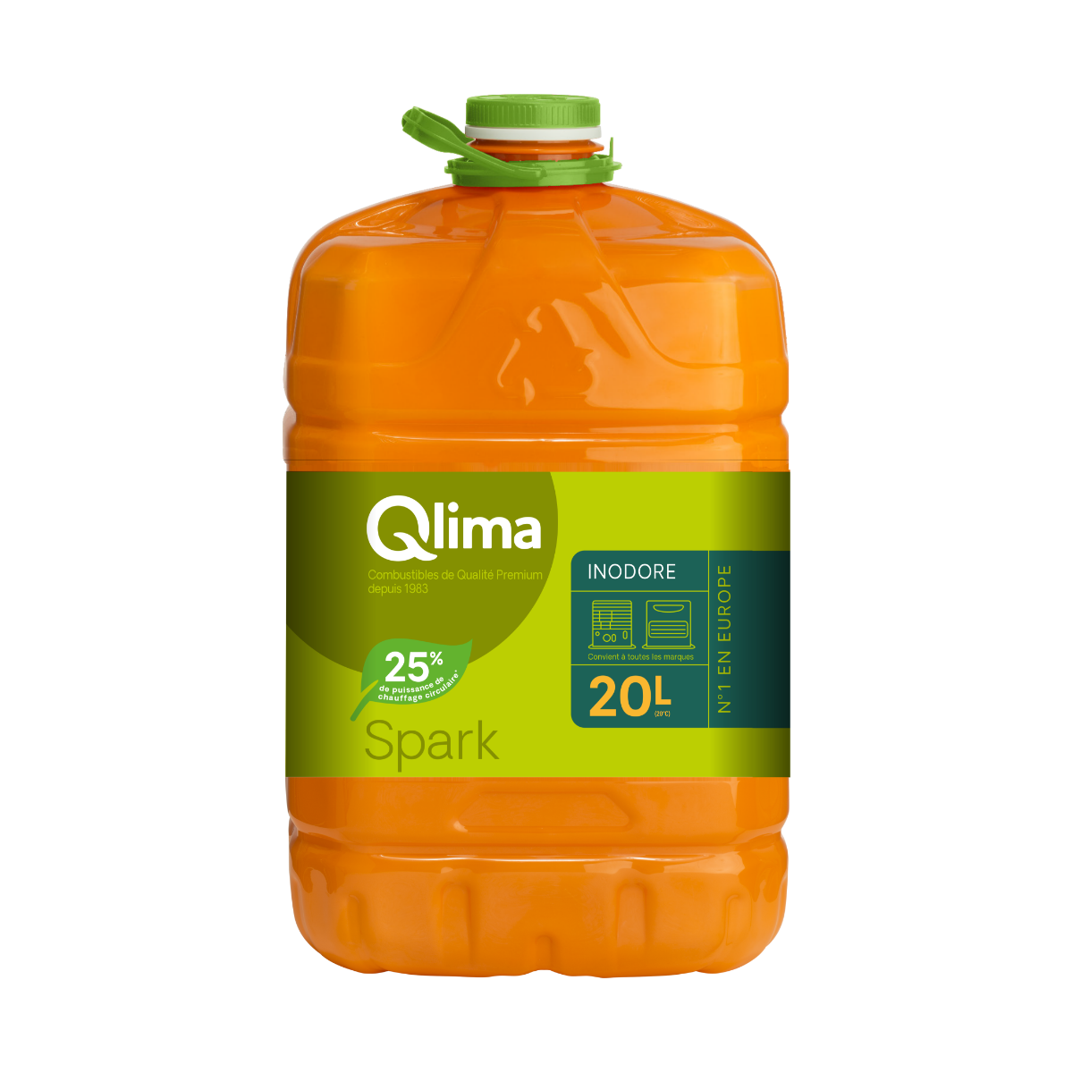Combustible liquide QLIMA Spark 25% non fossile, 20L - 5