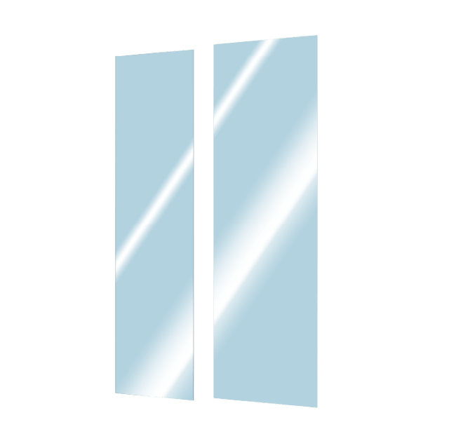 Vidro para cabine de duche para cabine de duche 120x195 cm transparente Sensea Remix