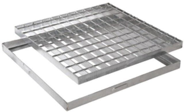 TAMPA QUADRICULADA C/ ARO 20x20cm