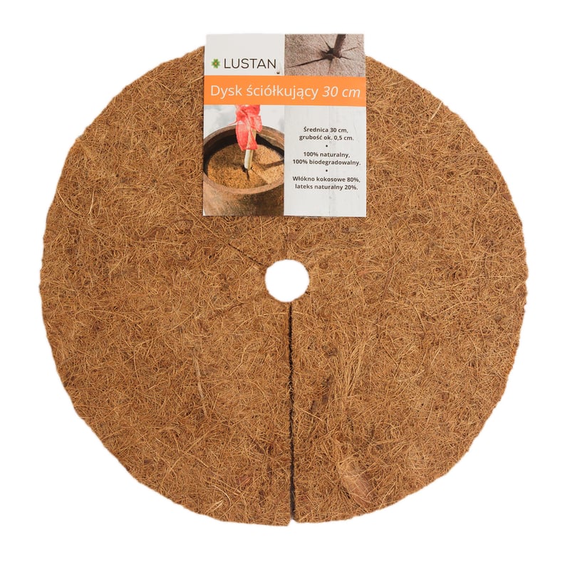 Dysk ochronny agrowłóknina brązowa 30cm Lustan