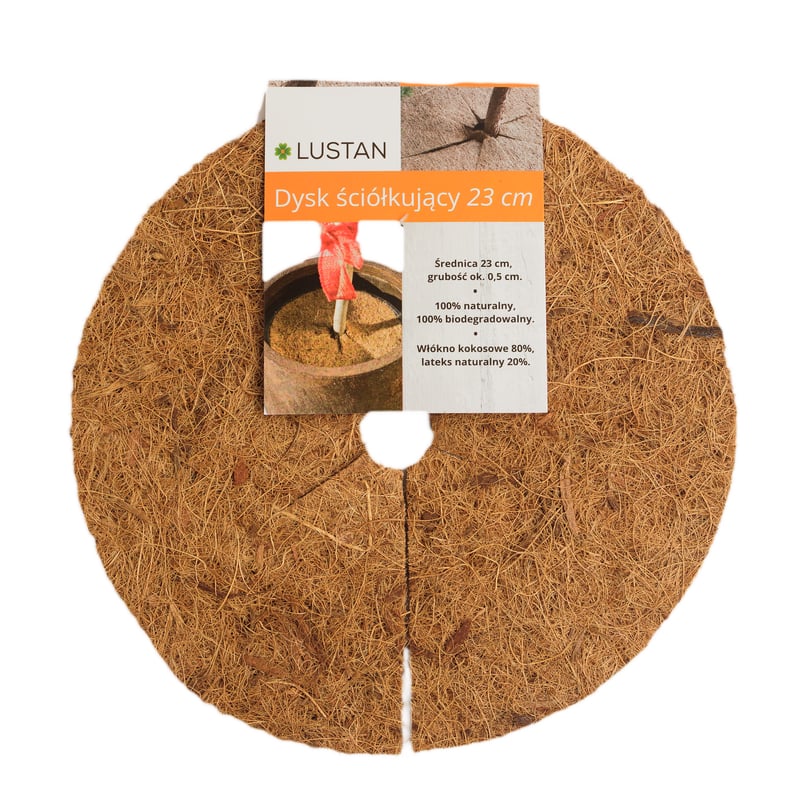 Dysk ochronny agrowłóknina brązowa 23cm Lustan