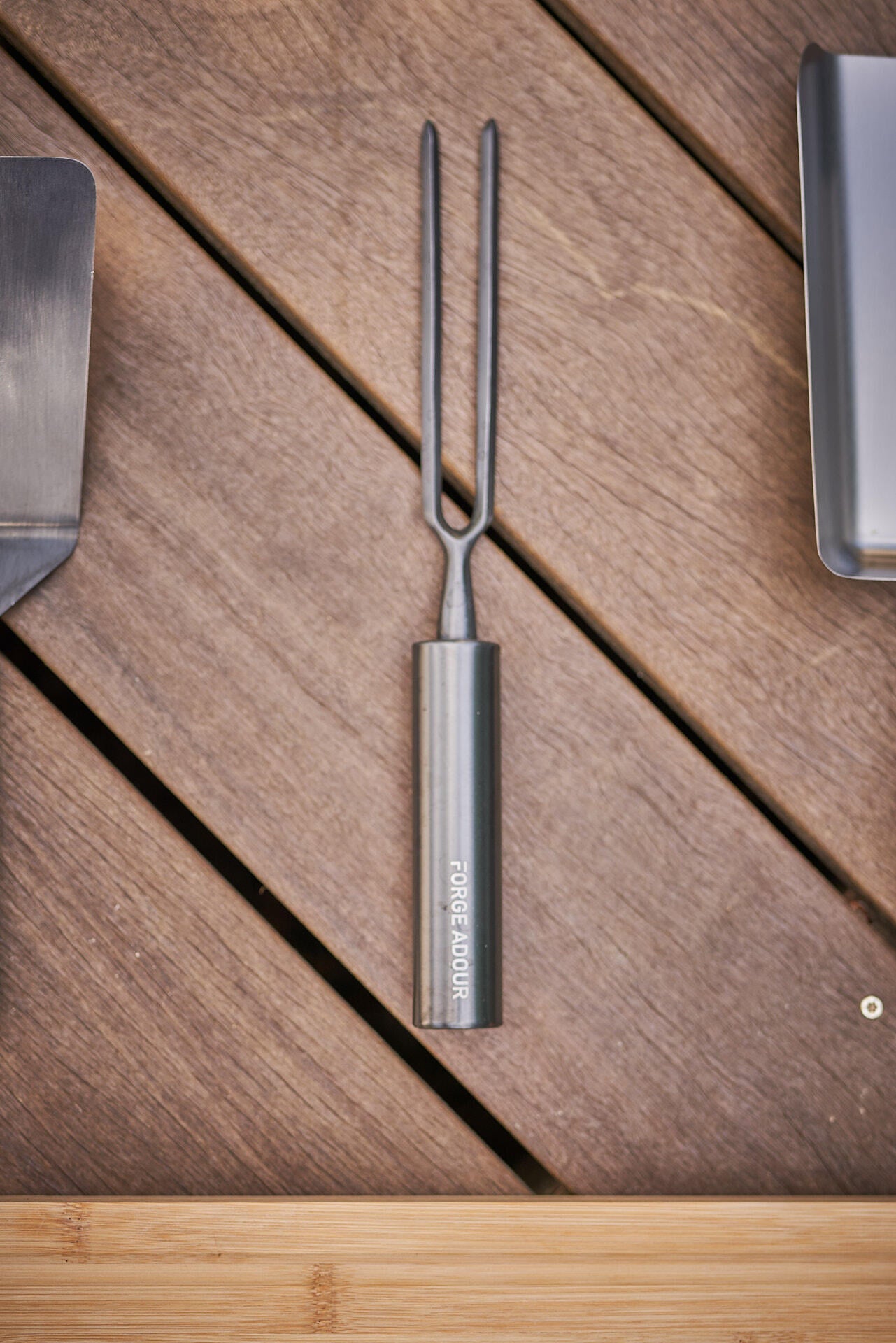 Fourchette courte en inox Titane FORGE ADOUR - 2