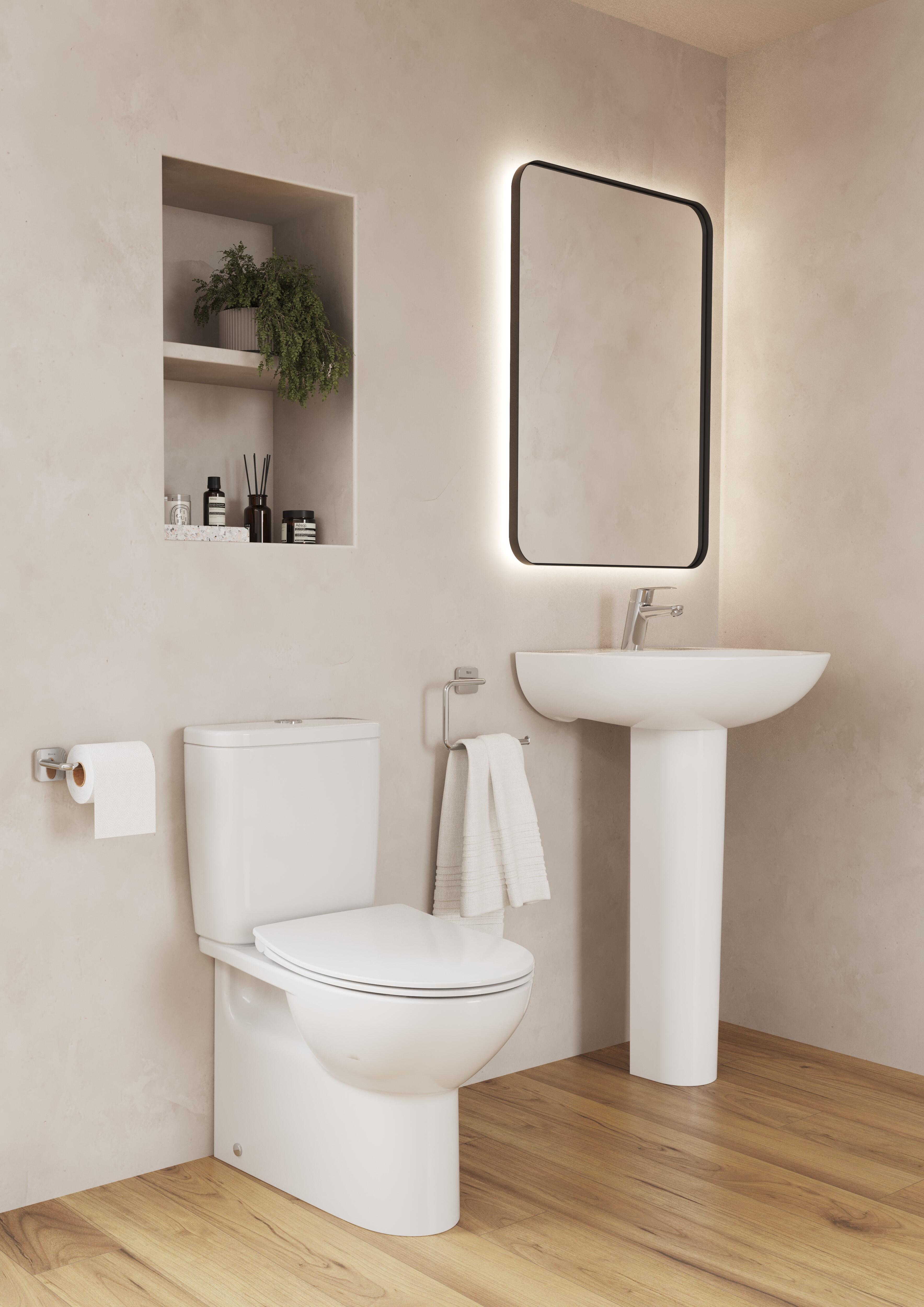 Lavabo suspendido Mitos blanco brillante x16.5x42.5 cm - 3