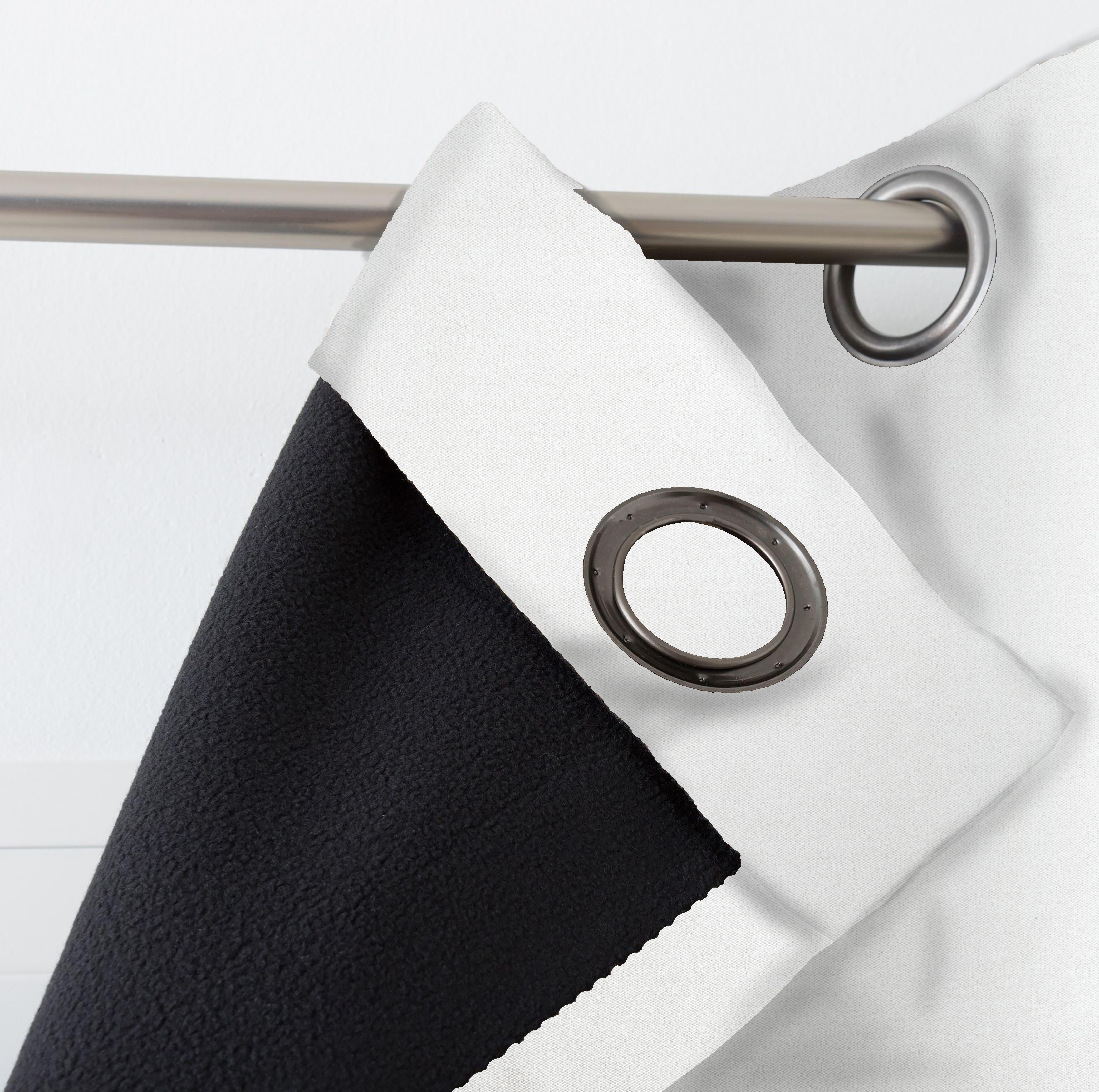 Rideau occultant thermique, Alaska, beige H.260 x l.140 cm - 6