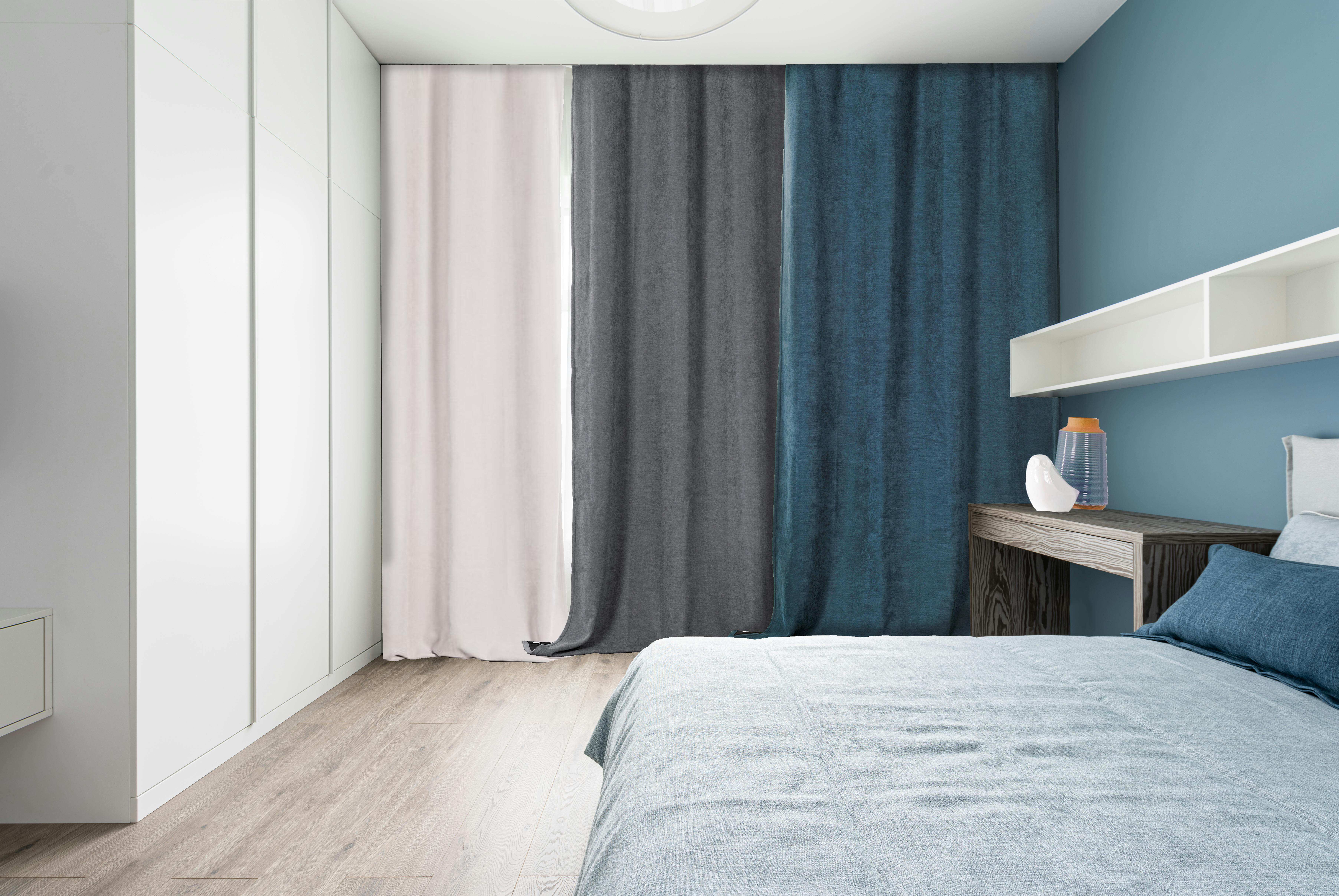 Rideau occultant thermique, Alaska, gris H.260 x l.140 cm - 5