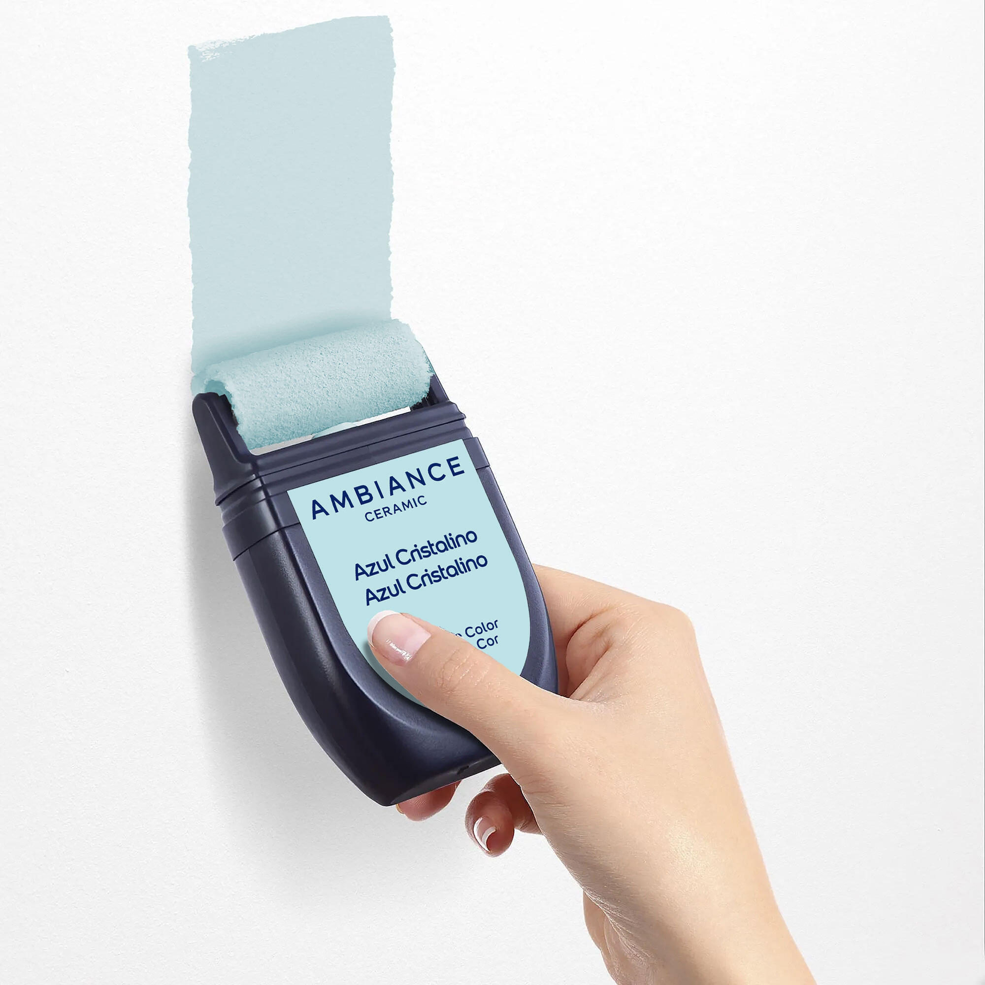Pintura de interior Ambiance Ceramic BRUGUER color azul cristalino mate profundo 30ml para paredes y techos - 2