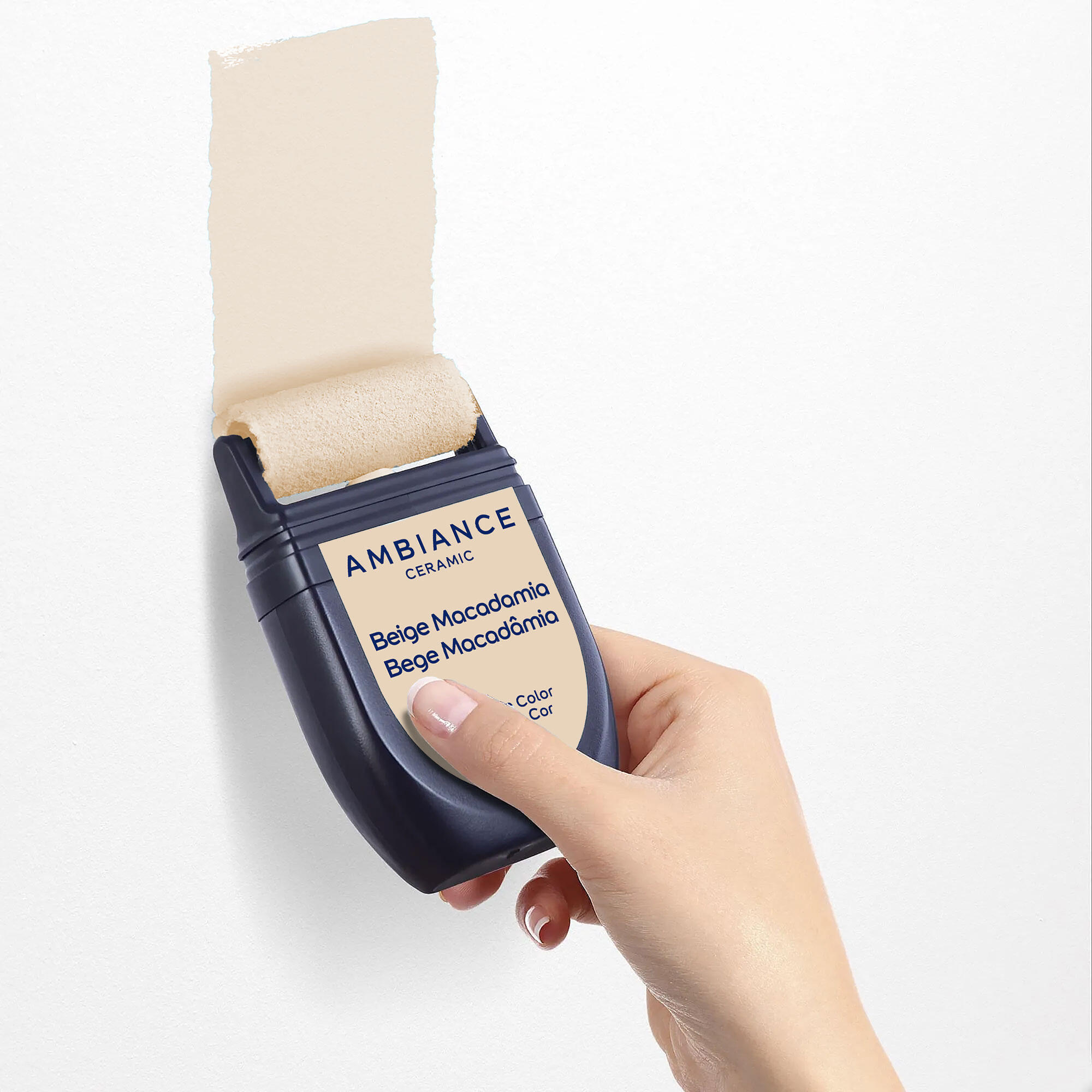 Tester de pintura Ambiance Ceramic BRUGUER color beige macadamia mate profundo 30ml para paredes y techos - 2