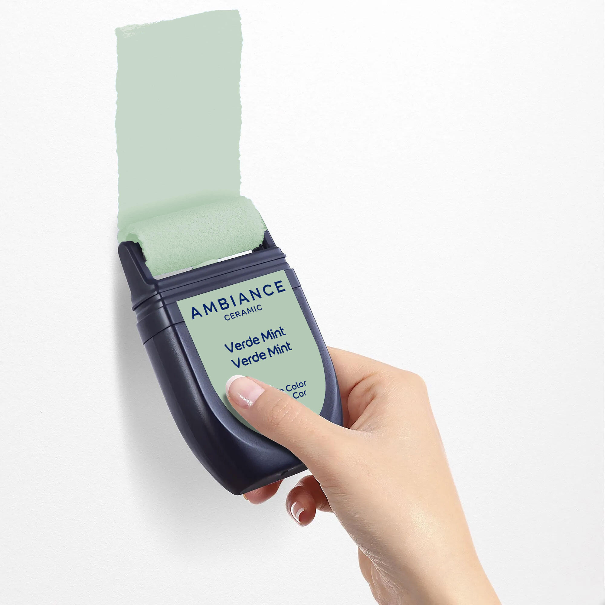 Pintura de interior Ambiance Ceramic BRUGUER color verde mint mate profundo 30ml para paredes y techos - 2