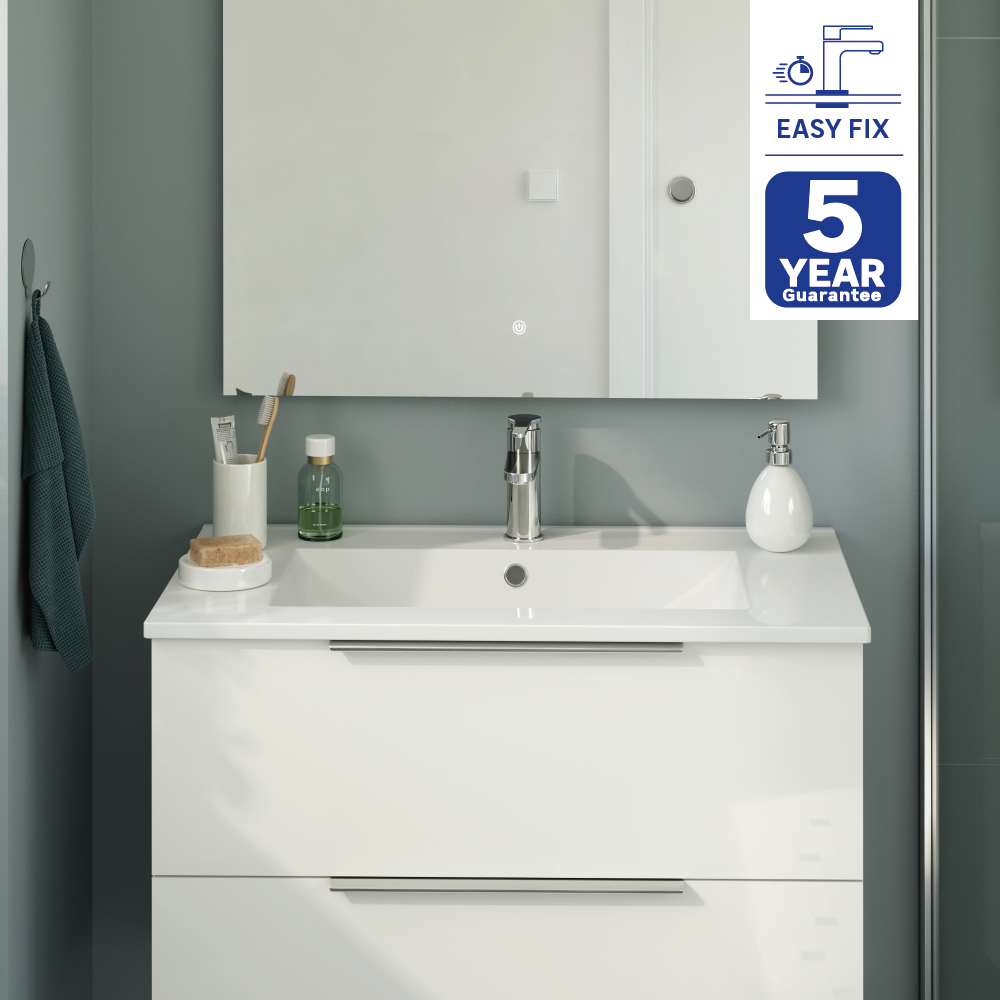 easy fix robinet chrome essential sensea - 2