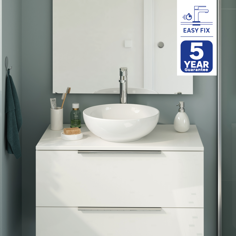 easy fix robinet bec haut chrome essential sensea - 2