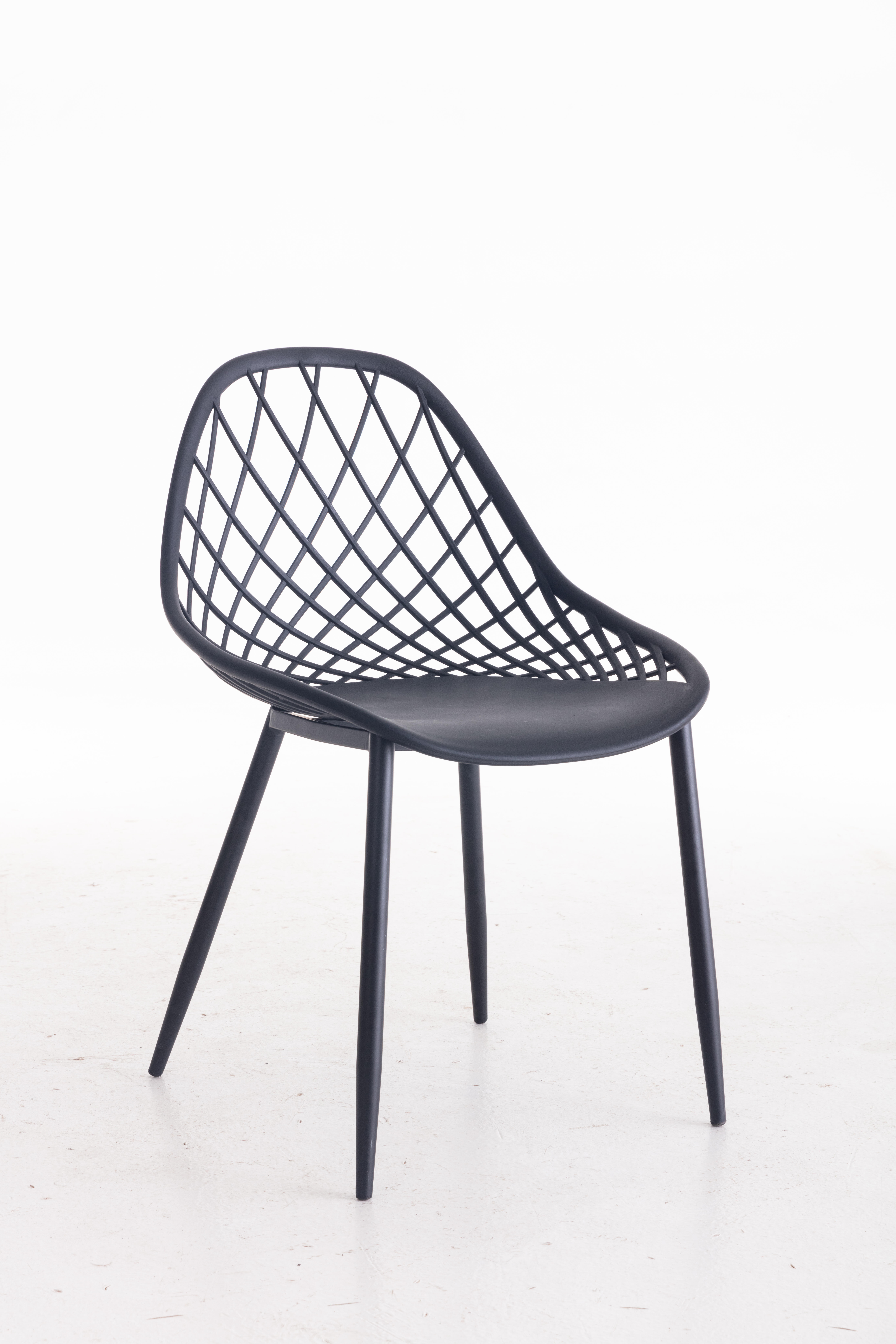 silla de jardin sin cojin de acero resina venecia gris