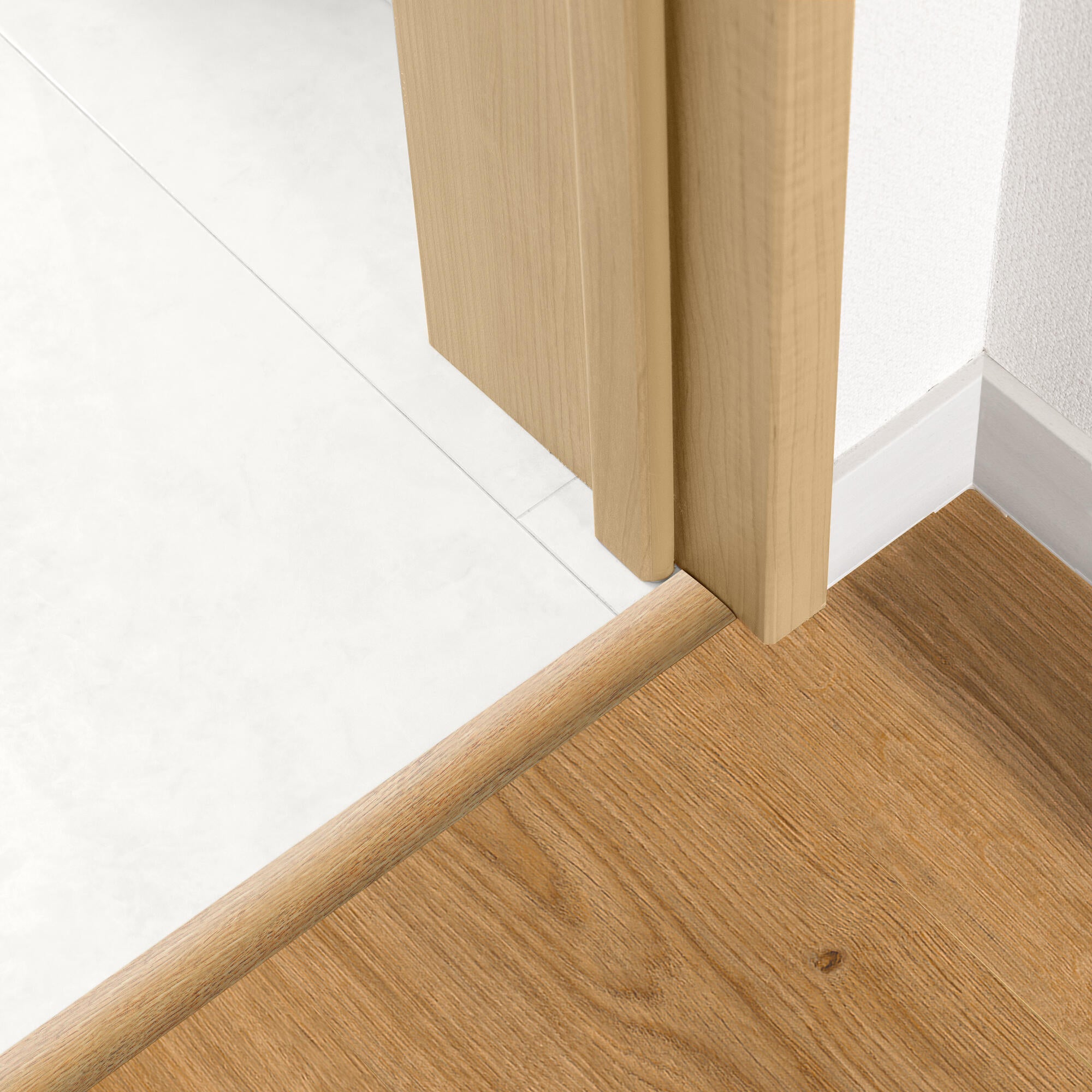 Barre de seuil 4 en 1 alu décor Honey à fixer, l.3.7 cm x L.83 cm ARTENS - 3