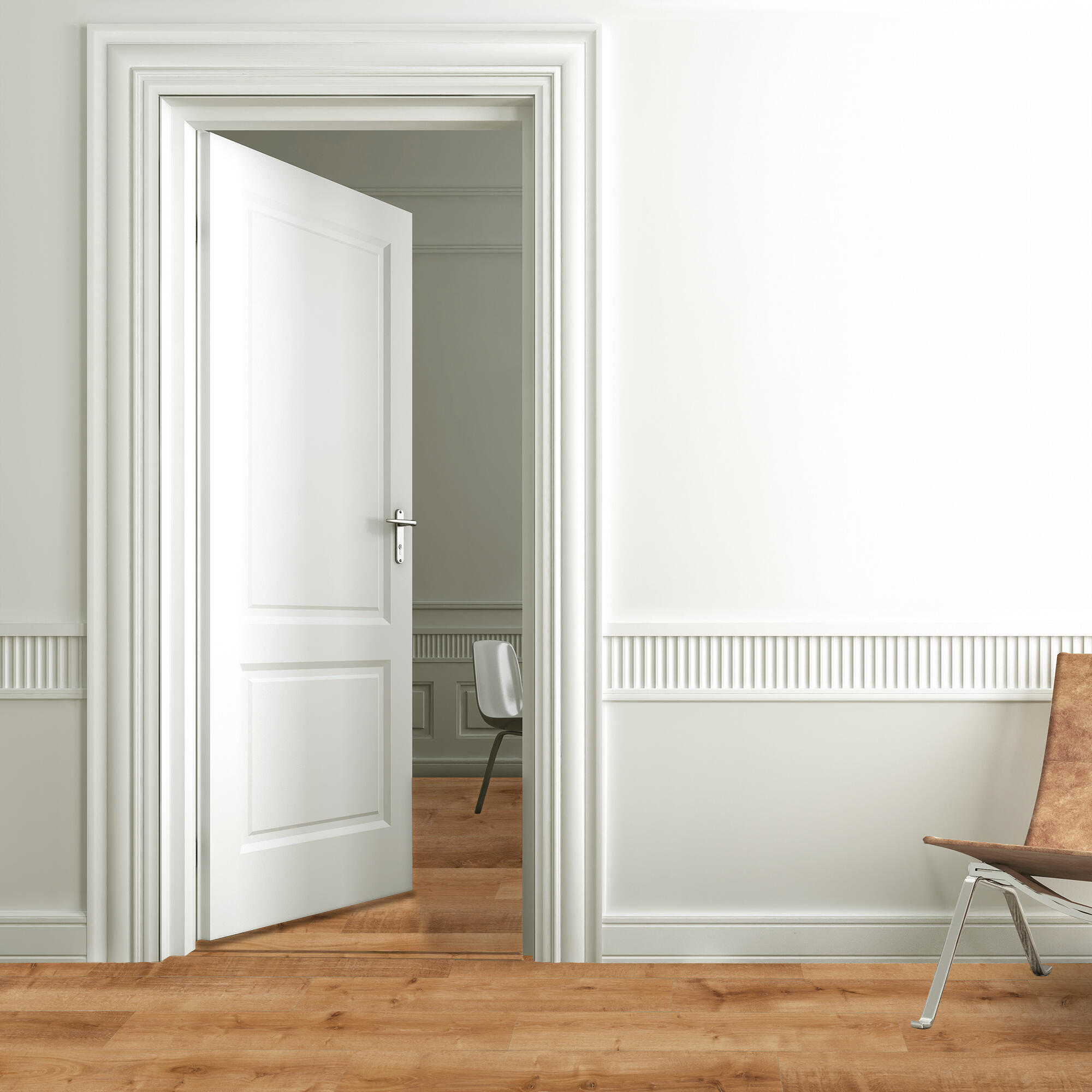 Barre de seuil 4 en 1 alu décor westport à fixer, l.3.7 cm x L.83 cm ARTENS - 4