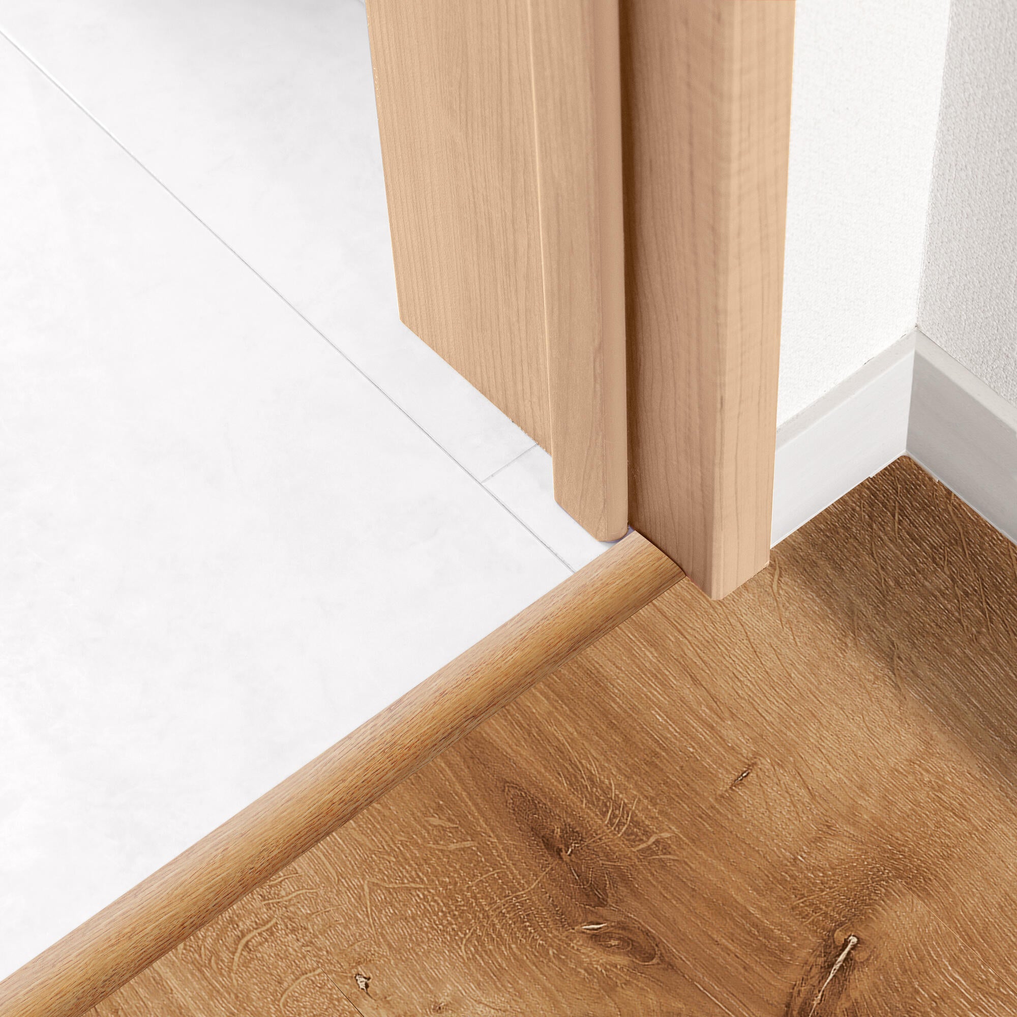 Barre de seuil 4 en 1 alu décor westport à fixer, l.3.7 cm x L.83 cm ARTENS - 3