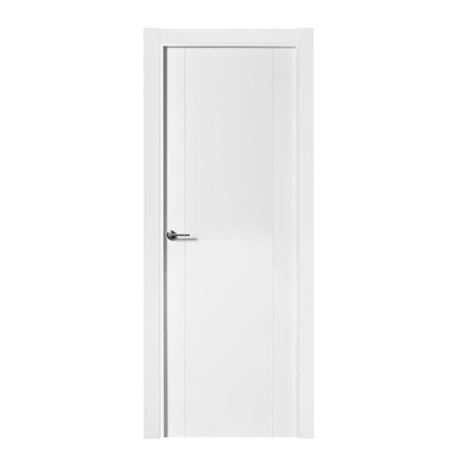 BLOCO PORTA LACADO BRANCO VP1 DOBRADIÇA OCULTA. 75CM ESQUERDA