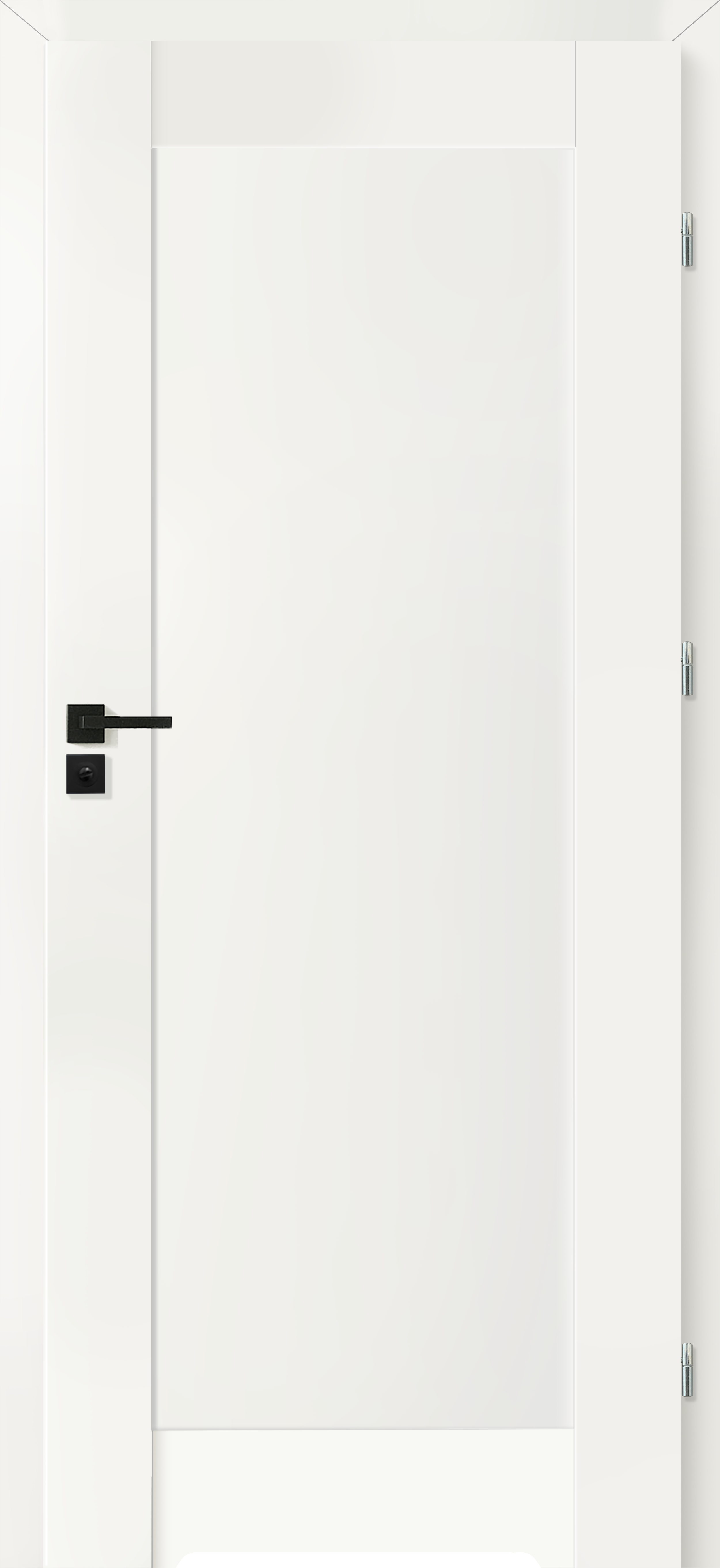 Drzwi wewnętrzne łazienkowe z podcięciem wentylacyjnym Mondo 60 prawe białe - 5