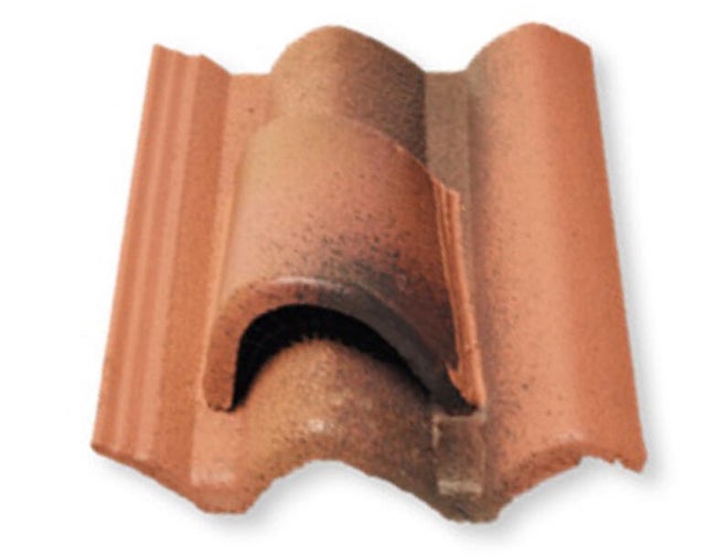 TEJA HORMIGÓN DE VENTILACIÓN GREDOS MASA ROJO VIEJO