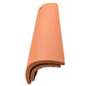 TEJA CERÁMICA CURVA CORTADA ROJO 40X15 CM - 2