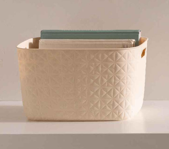 Panier CURVER Softex blanc L.29.2 x H.22.1 x P.37.9 cm - 3