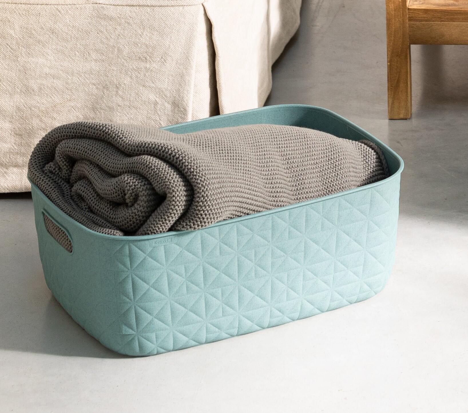 Cesto 12,5 lt 37,9x29,2x14,3 cm azul Softex - 4